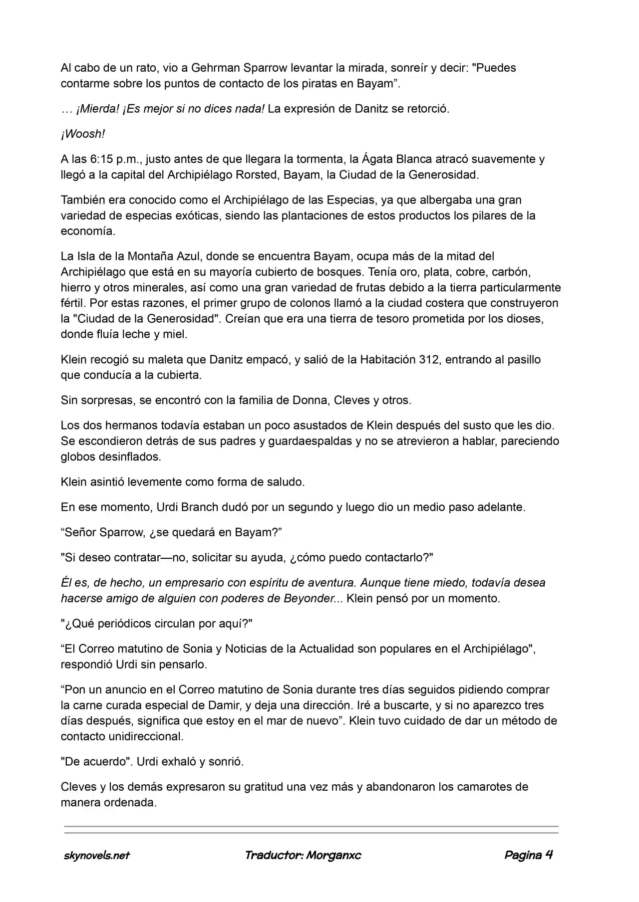 Lord Of The Mysteries (Novela) - Capítulo 517 - Página 4 - LectorTMOo