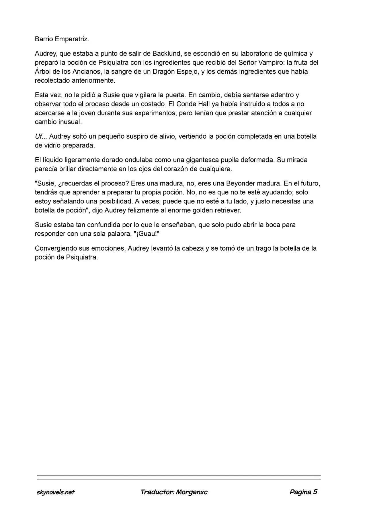 Lord Of The Mysteries (Novela) - Capítulo 518 - Página 5 - LectorTMOo