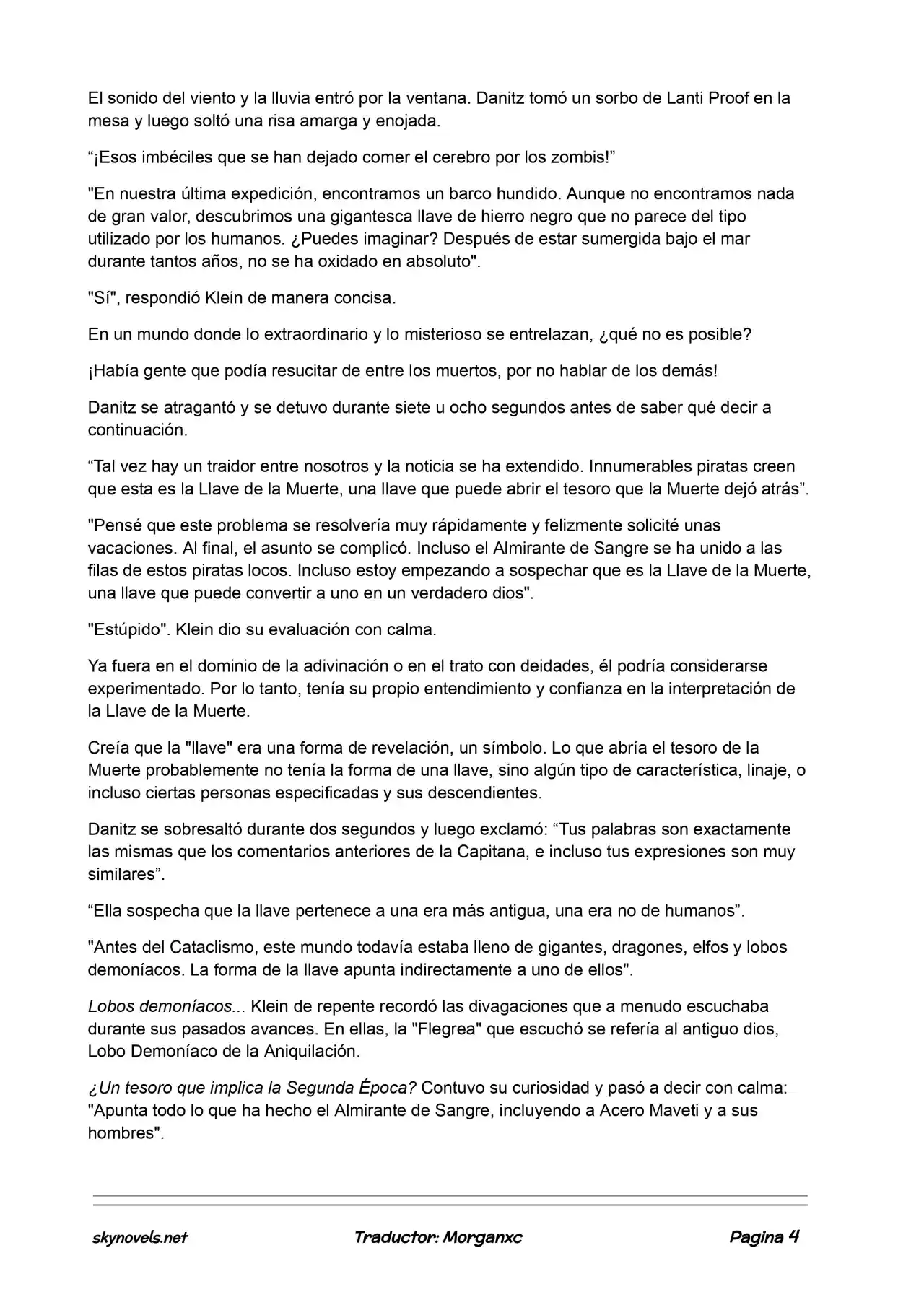 Lord Of The Mysteries (Novela) - Capítulo 519 - Página 4 - LectorTMOo