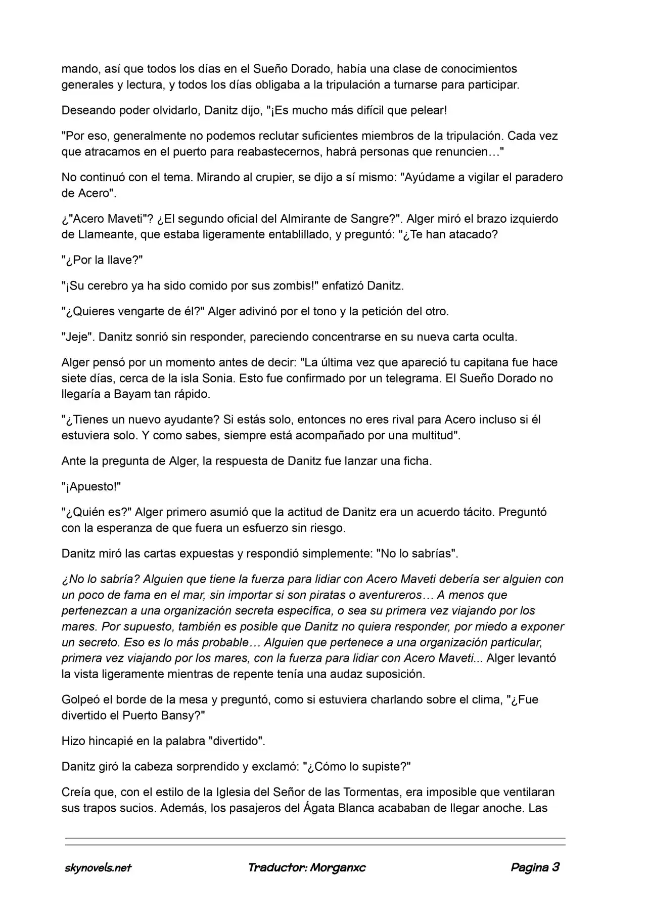 Lord Of The Mysteries (Novela) - Capítulo 521 - Página 3 - LectorTMOo