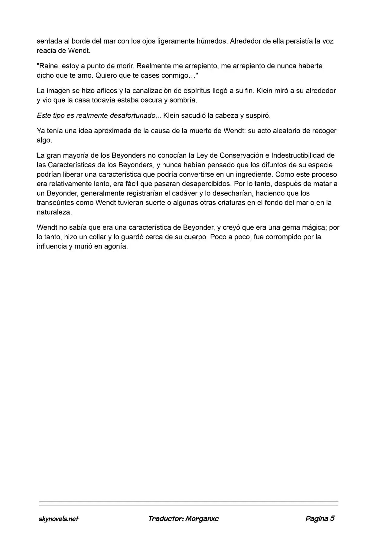Lord Of The Mysteries (Novela) - Capítulo 522 - Página 5 - LectorTMOo