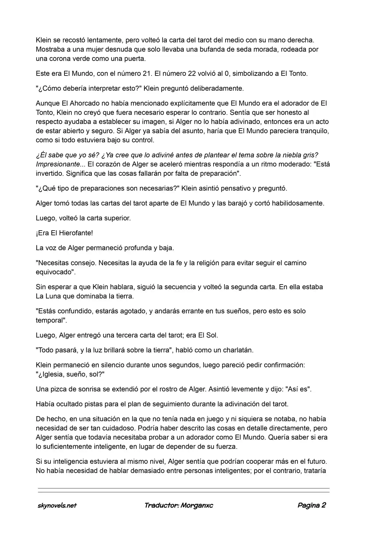 Lord Of The Mysteries (Novela) - Capítulo 524 - Página 2 - LectorTMOo