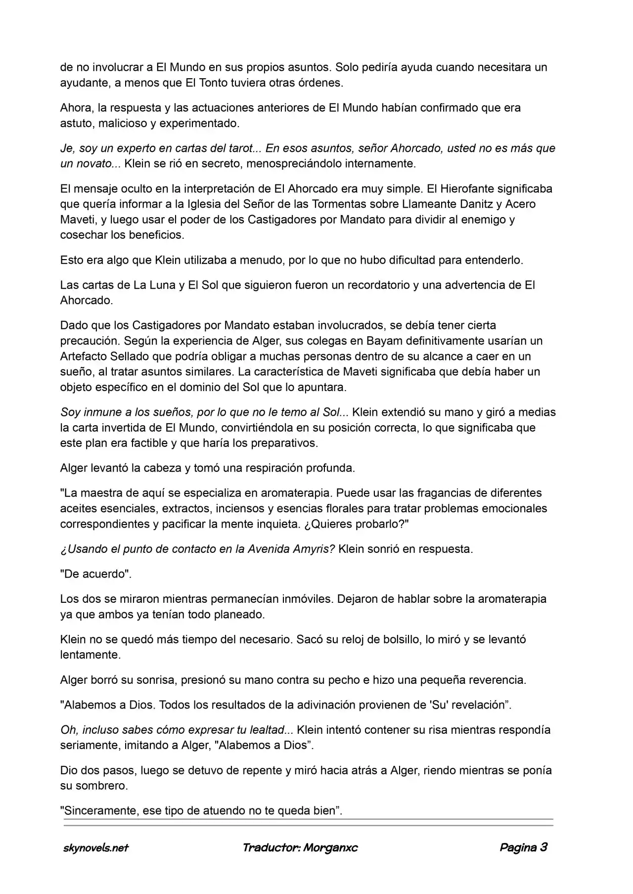 Lord Of The Mysteries (Novela) - Capítulo 524 - Página 3 - LectorTMOo
