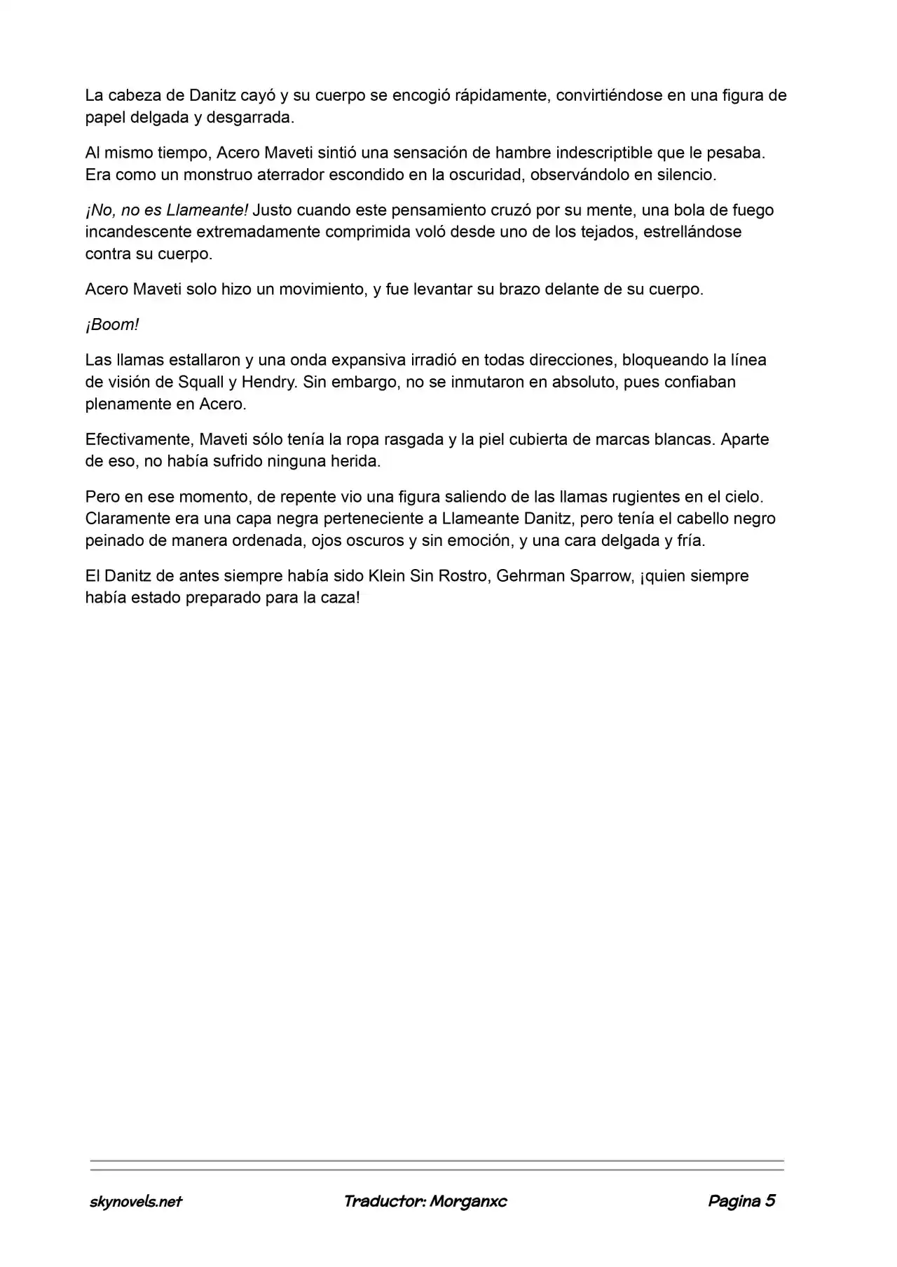 Lord Of The Mysteries (Novela) - Capítulo 526 - Página 5 - LectorTMOo