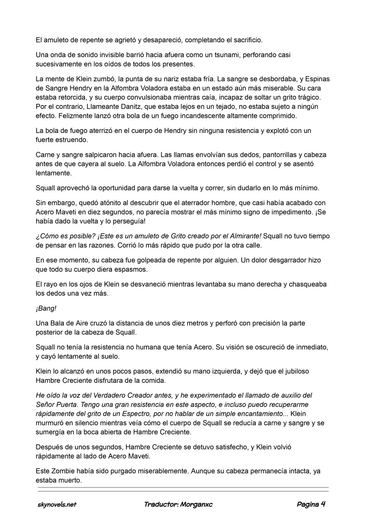 Lord Of The Mysteries (Novela) - Capítulo 527 - Página 4 - LectorTMOo