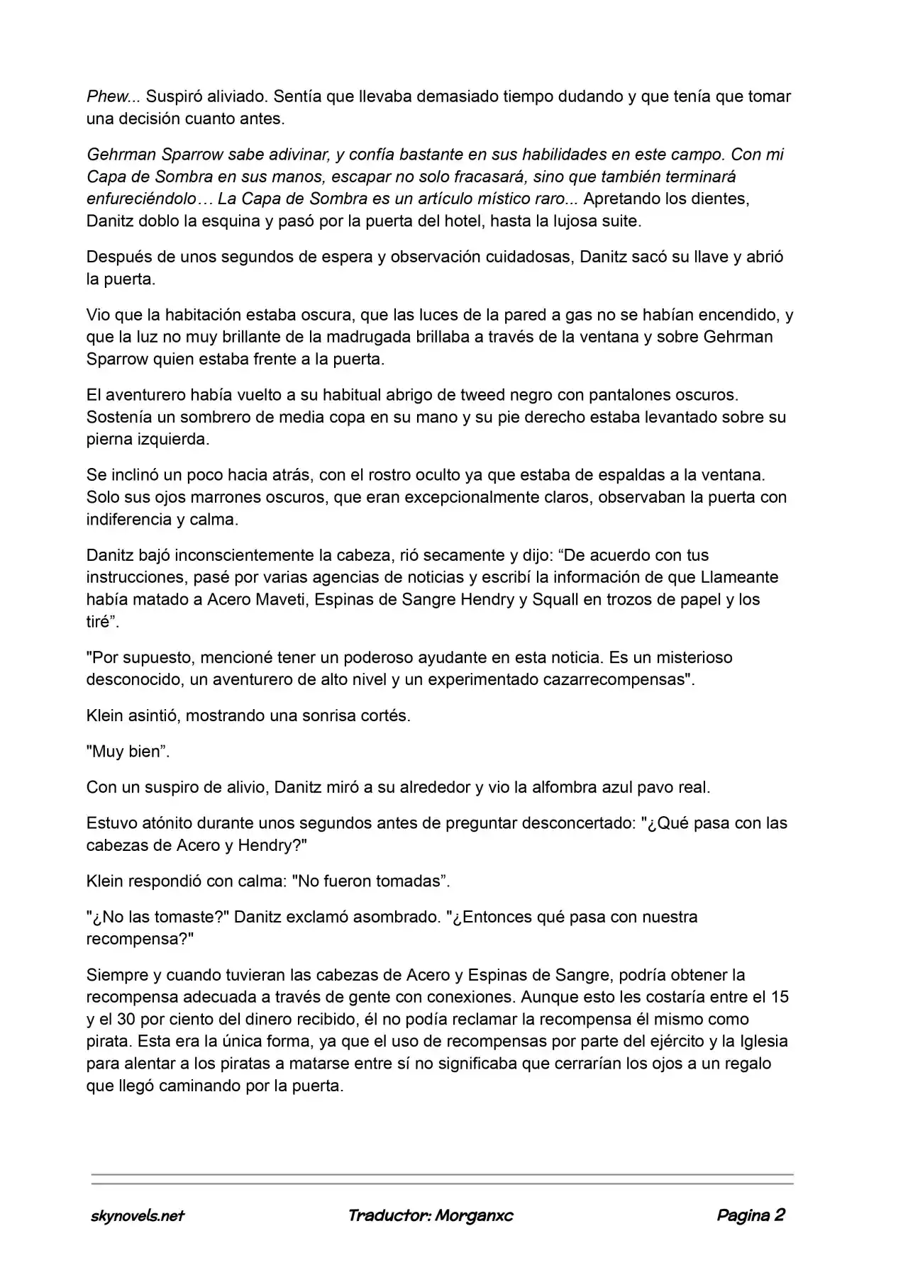 Lord Of The Mysteries (Novela) - Capítulo 529 - Página 2 - LectorTMOo