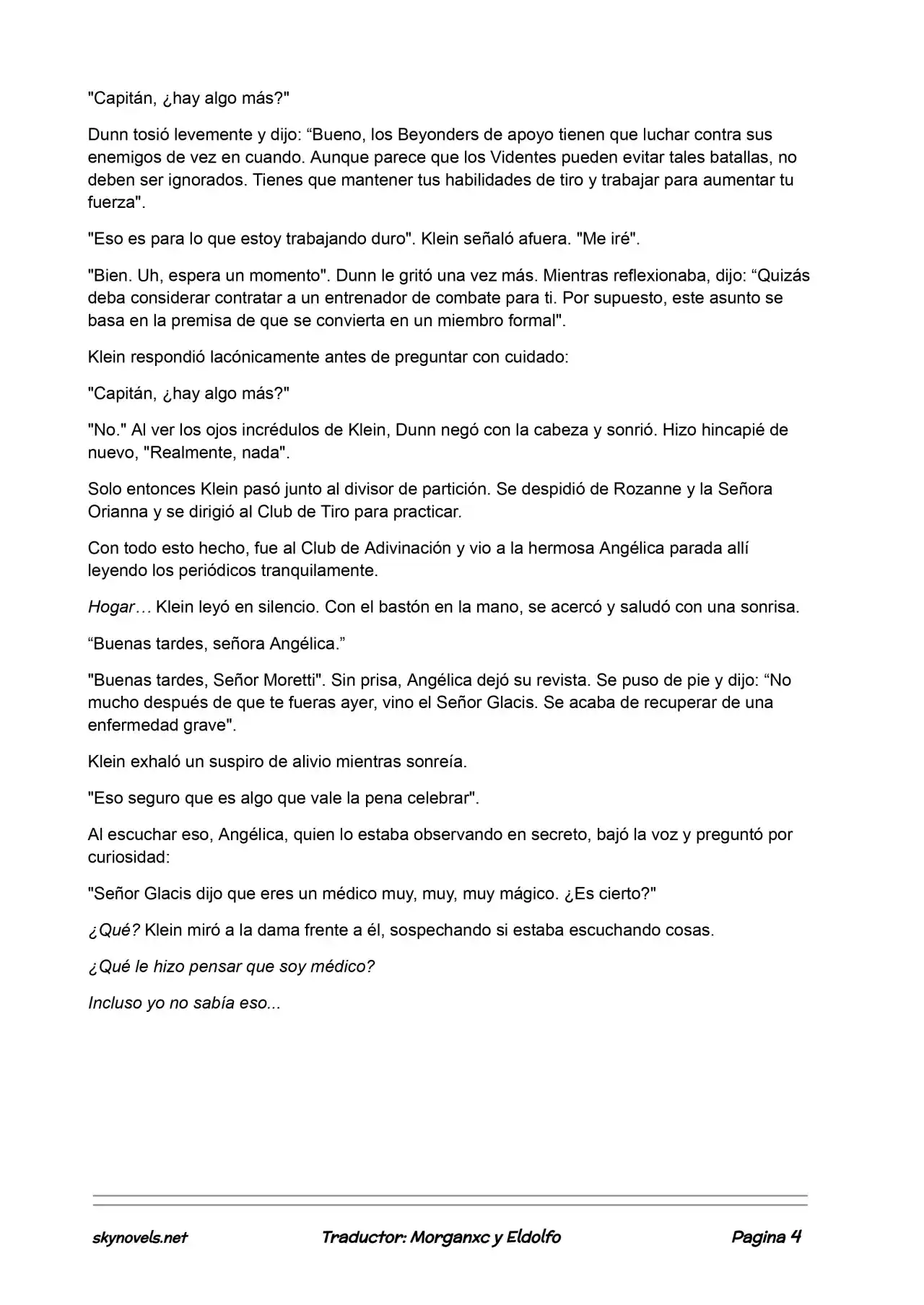 Lord Of The Mysteries (Novela) - Capítulo 53 - Página 4 - LectorTMOo