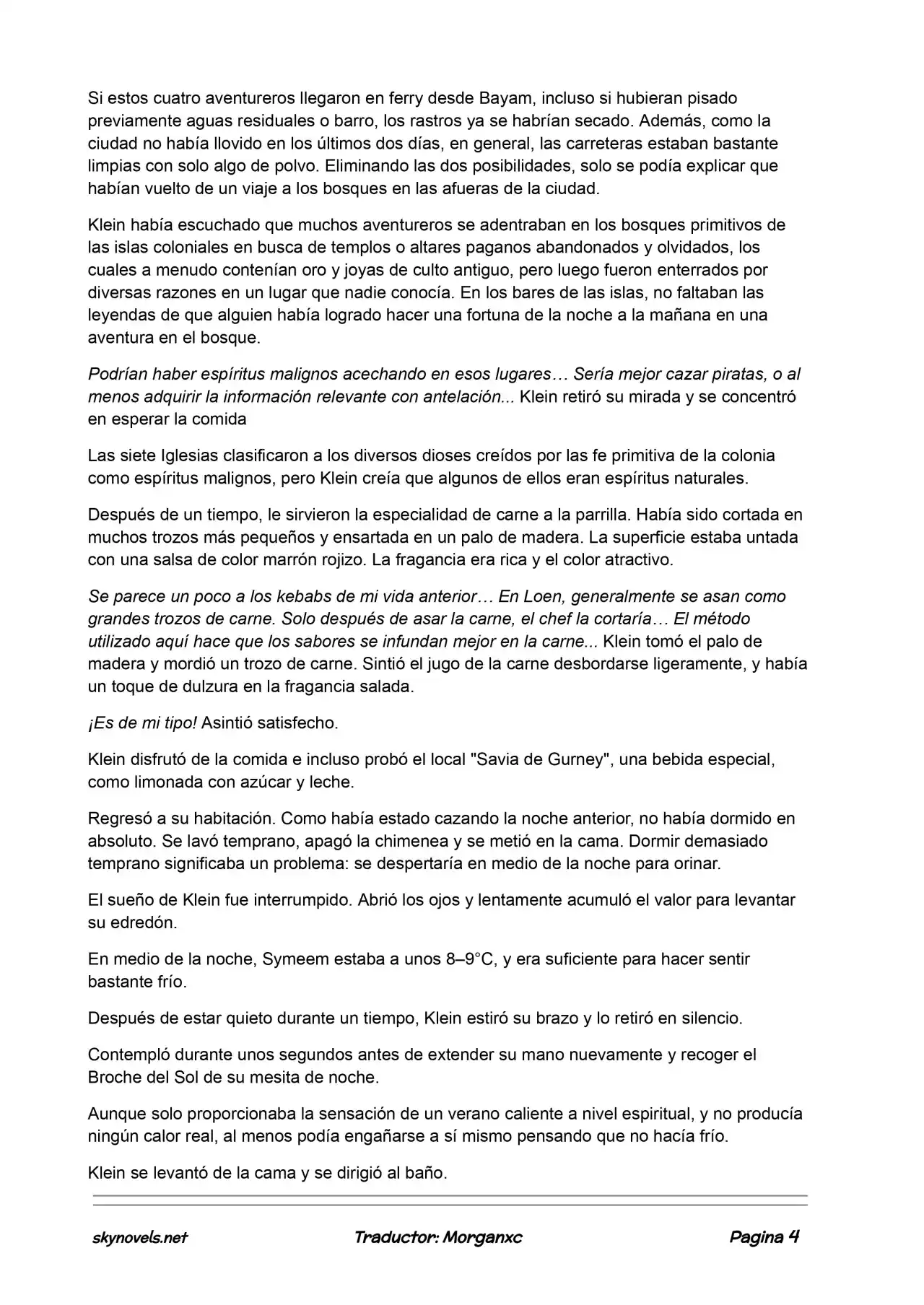 Lord Of The Mysteries (Novela) - Capítulo 532 - Página 4 - LectorTMOo