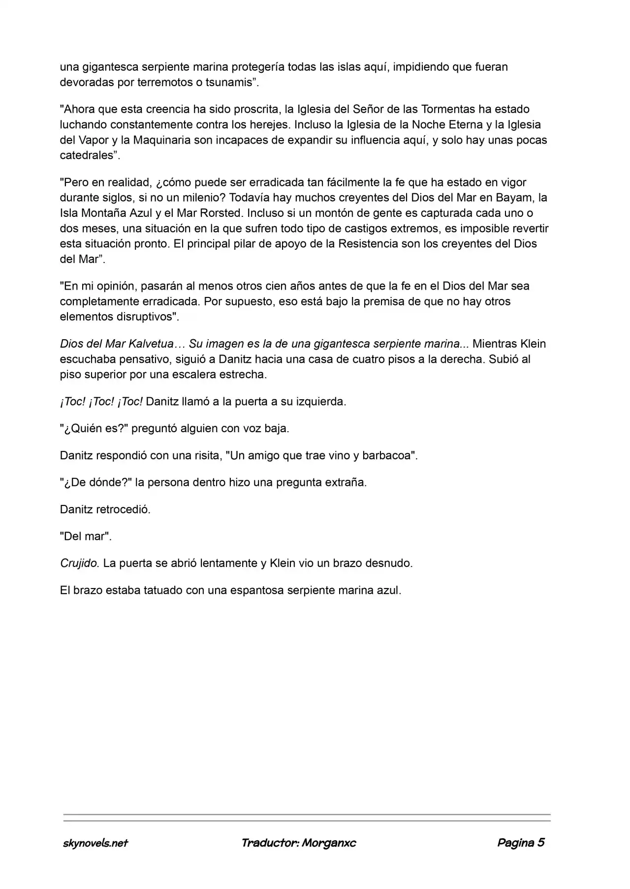 Lord Of The Mysteries (Novela) - Capítulo 536 - Página 5 - LectorTMOo