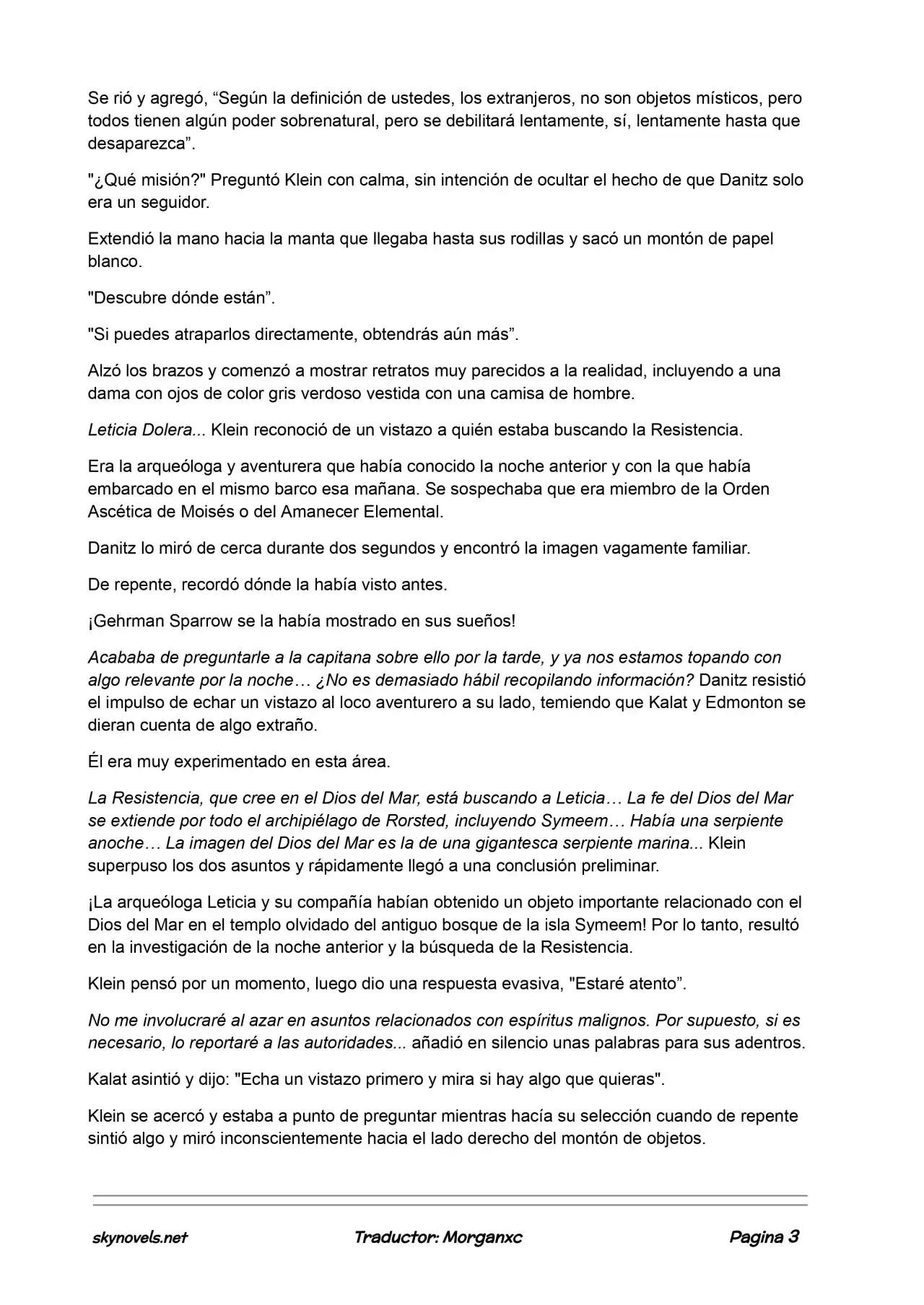 Lord Of The Mysteries (Novela) - Capítulo 537 - Página 3 - LectorTMOo