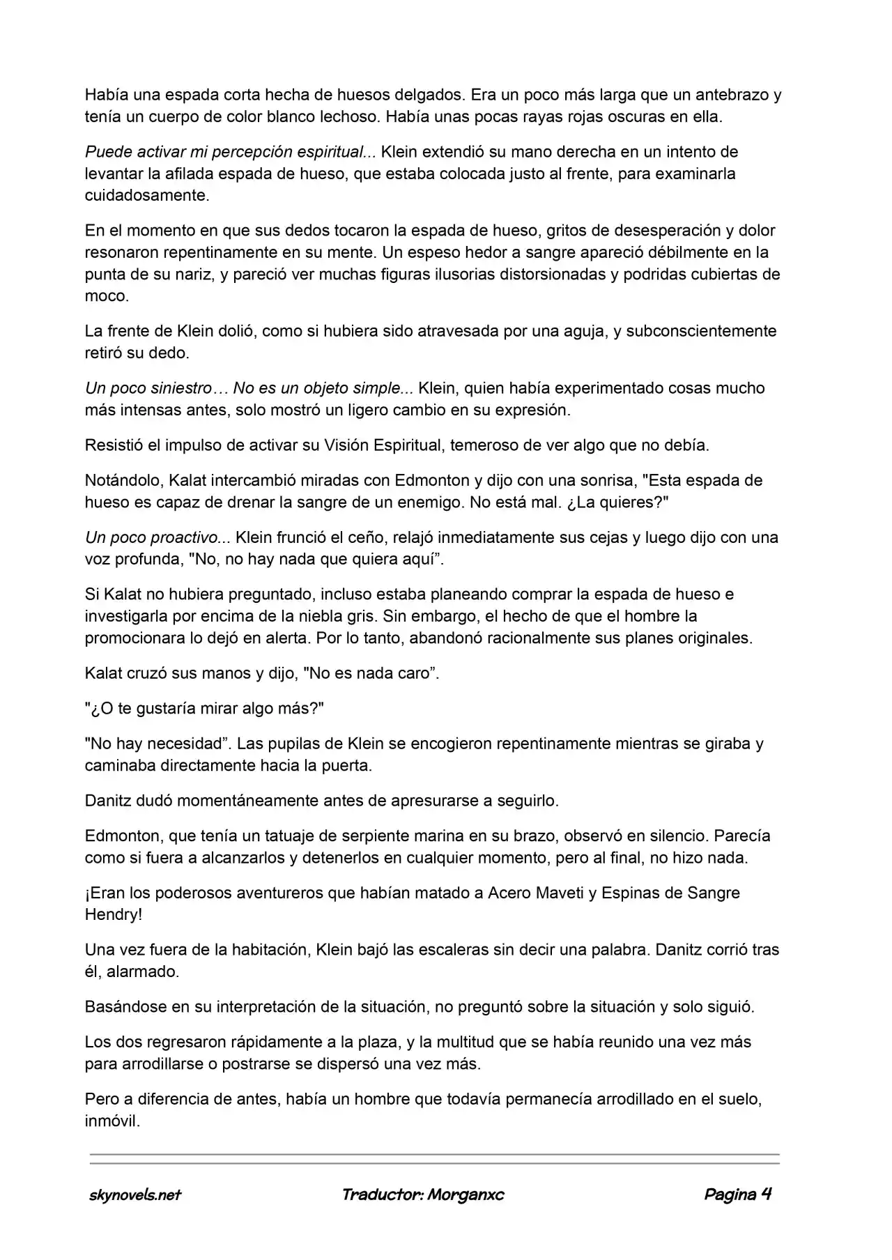 Lord Of The Mysteries (Novela) - Capítulo 537 - Página 4 - LectorTMOo