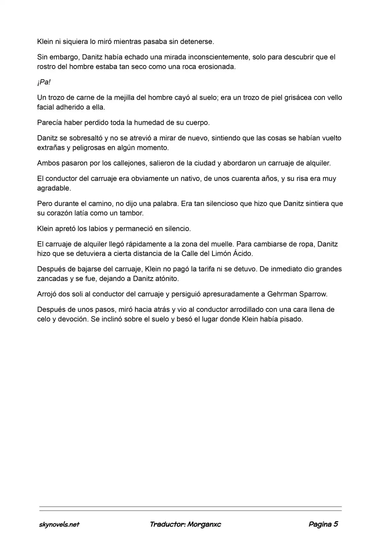 Lord Of The Mysteries (Novela) - Capítulo 537 - Página 5 - LectorTMOo