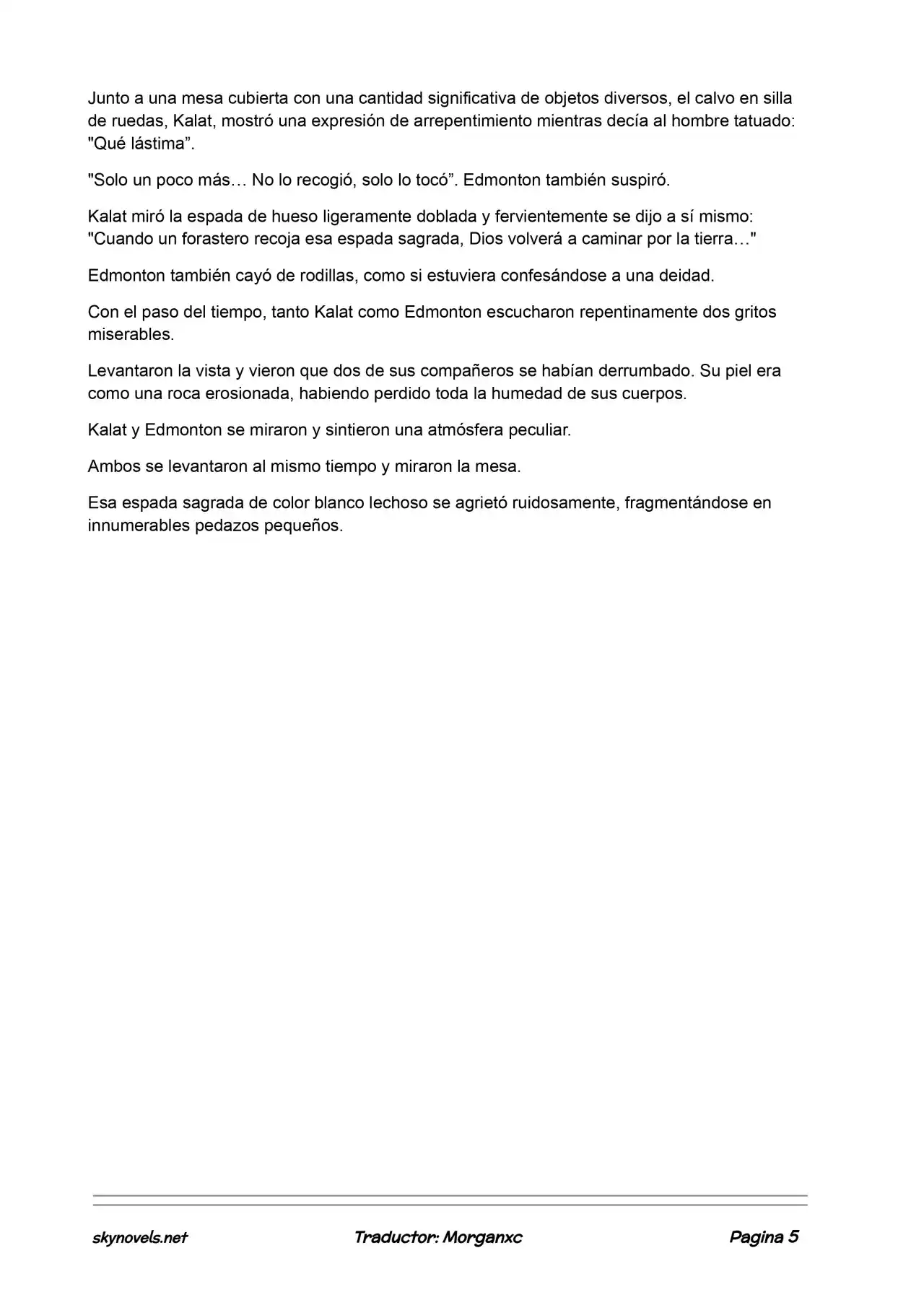 Lord Of The Mysteries (Novela) - Capítulo 538 - Página 5 - LectorTMOo