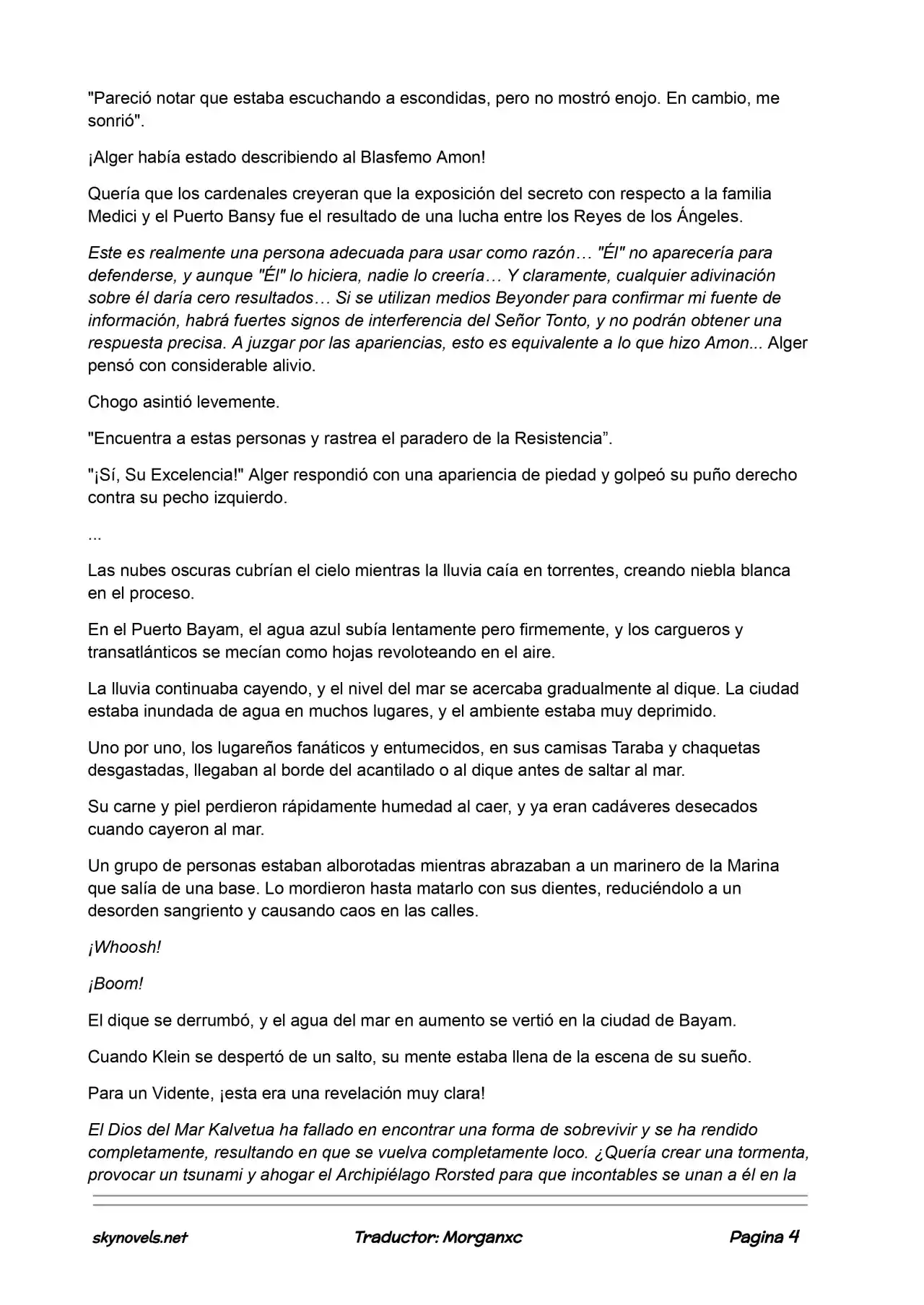 Lord Of The Mysteries (Novela) - Capítulo 540 - Página 4 - LectorTMOo