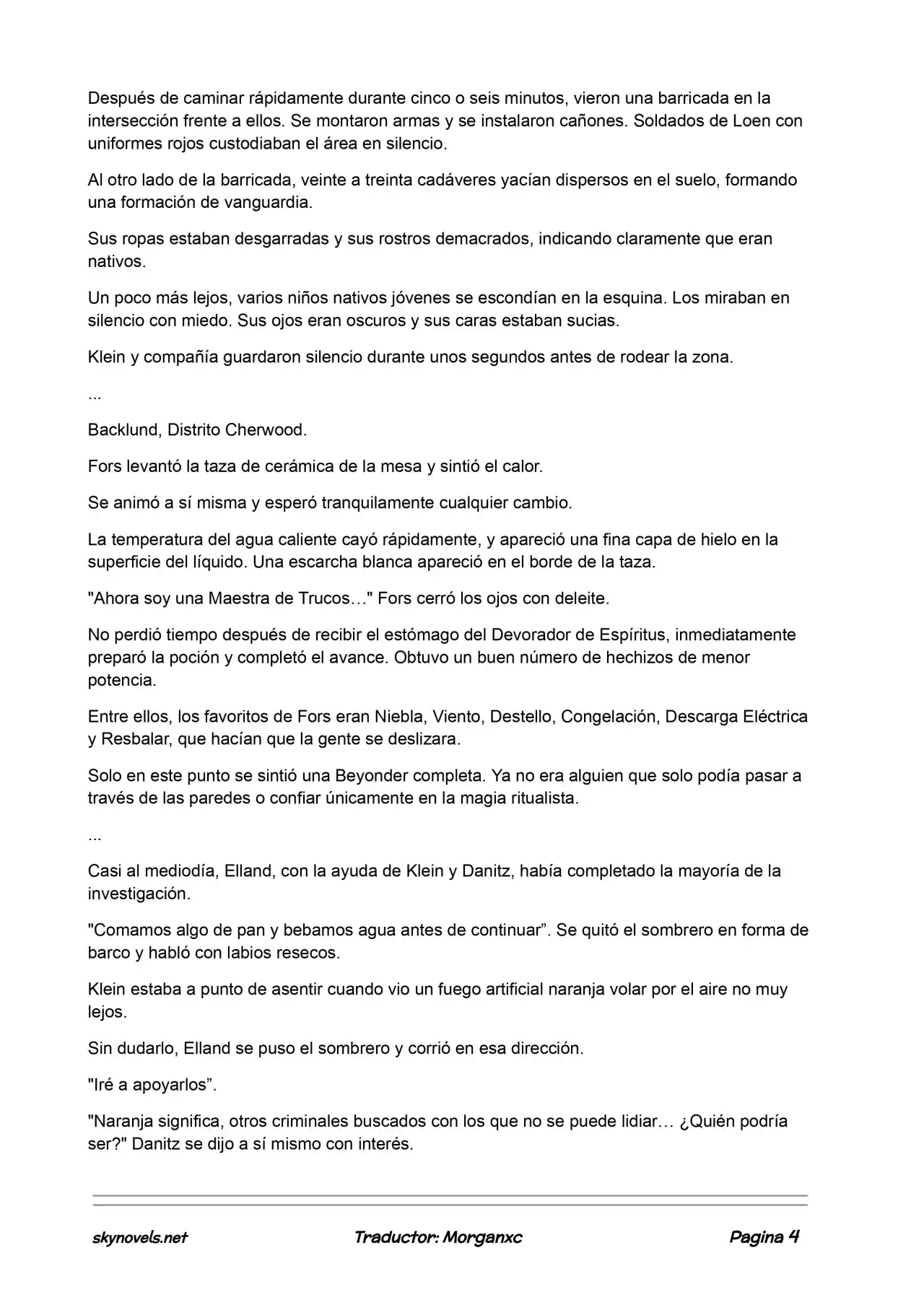 Lord Of The Mysteries (Novela) - Capítulo 542 - Página 4 - LectorTMOo