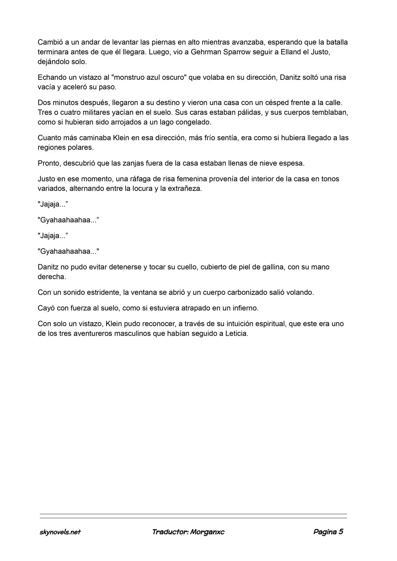 Lord Of The Mysteries (Novela) - Capítulo 542 - Página 5 - LectorTMOo