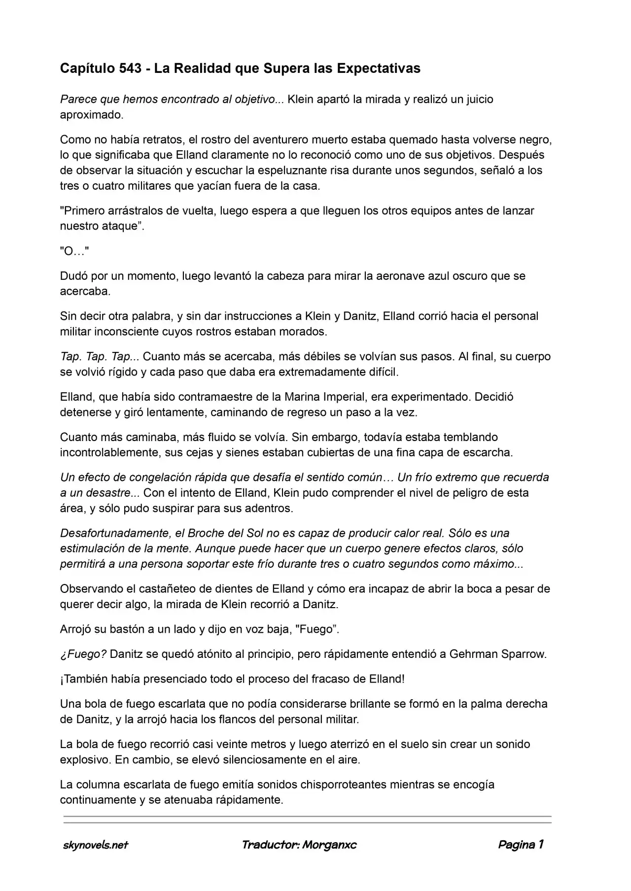 Lord Of The Mysteries (Novela) - Capítulo 543 - Página 1 - LectorTMOo