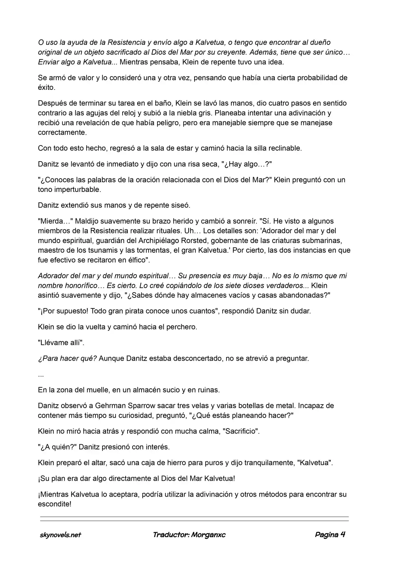 Lord Of The Mysteries (Novela) - Capítulo 544 - Página 4 - LectorTMOo