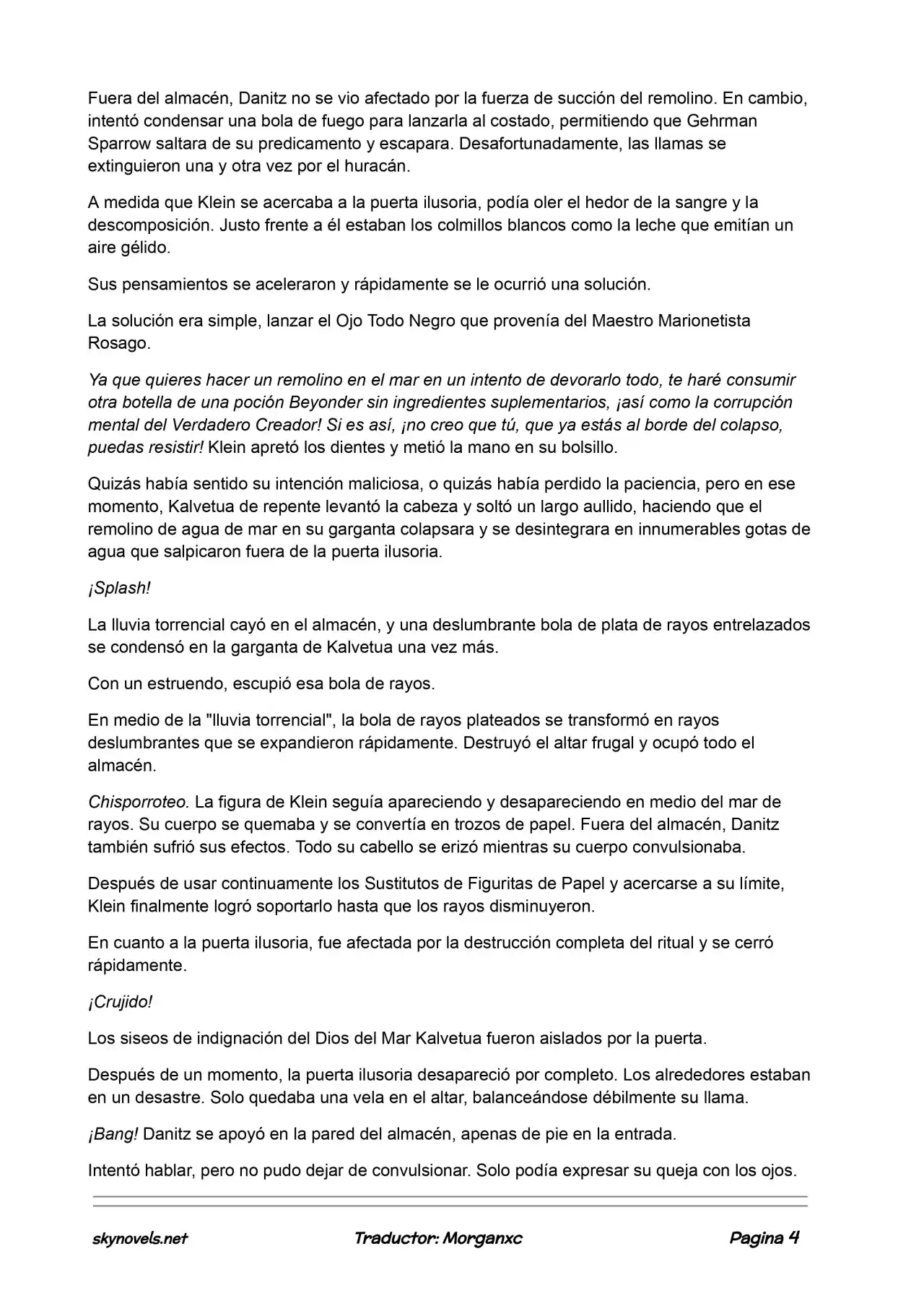 Lord Of The Mysteries (Novela) - Capítulo 545 - Página 4 - LectorTMOo
