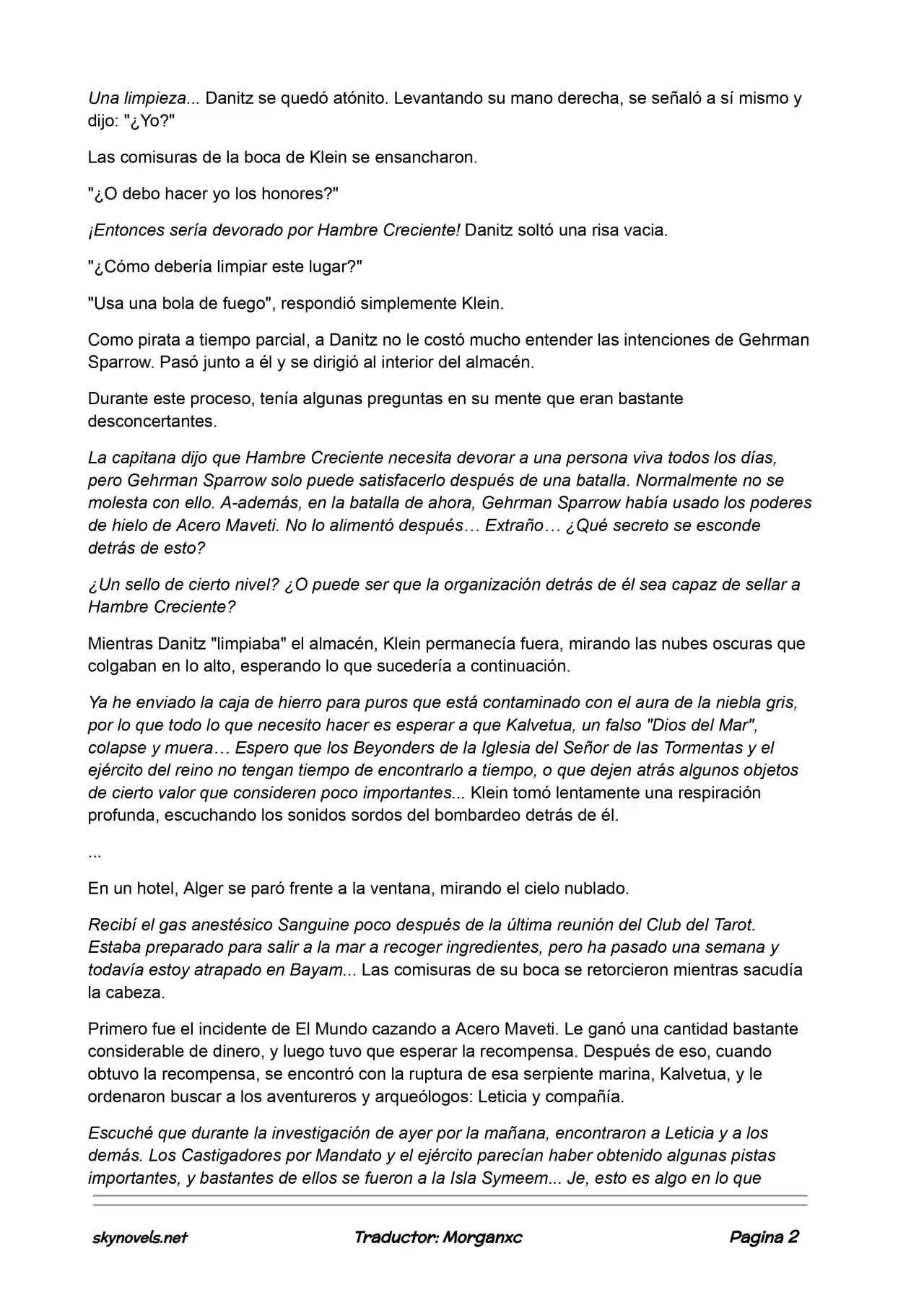 Lord Of The Mysteries (Novela) - Capítulo 546 - Página 2 - LectorTMOo