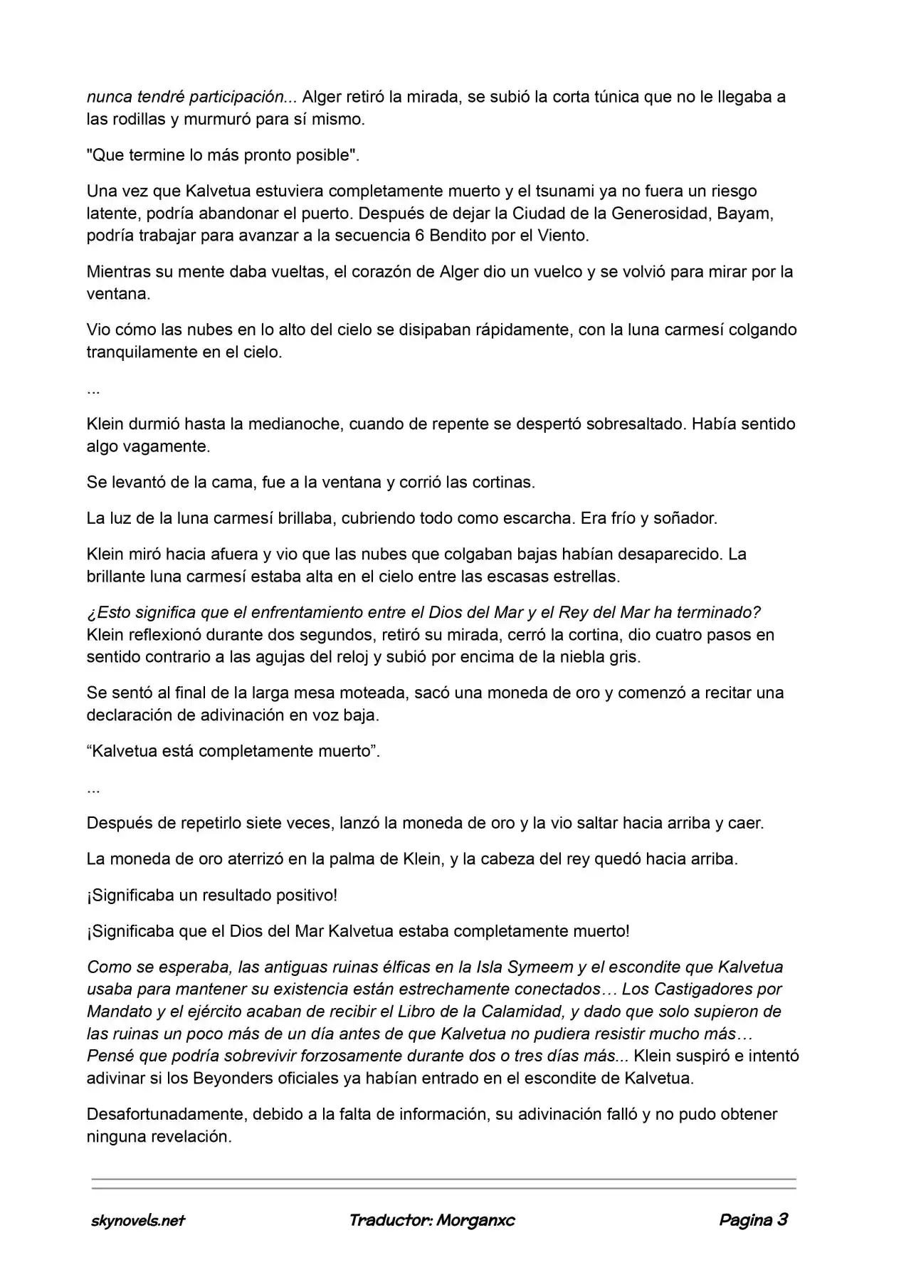 Lord Of The Mysteries (Novela) - Capítulo 546 - Página 3 - LectorTMOo