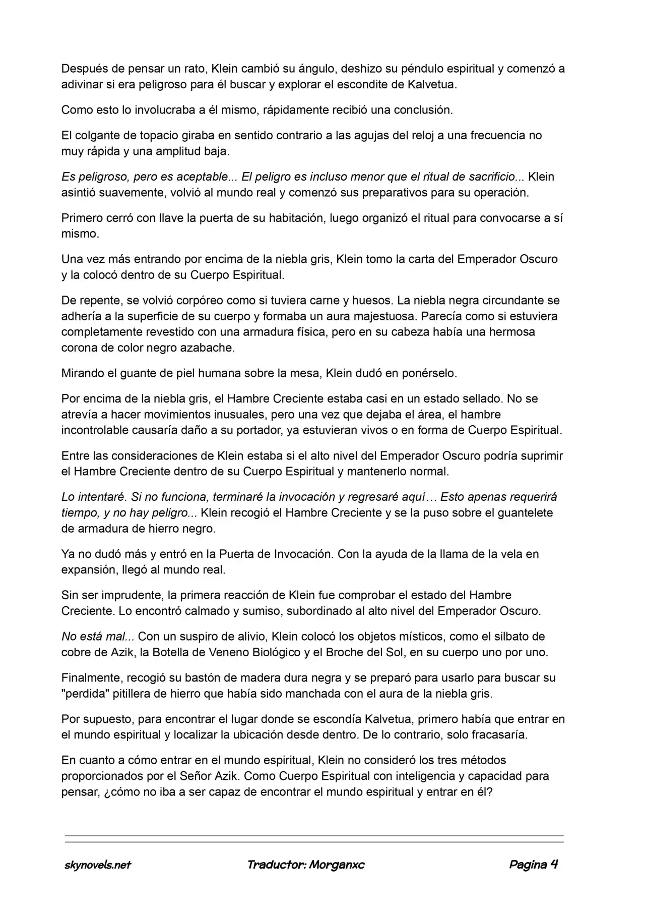Lord Of The Mysteries (Novela) - Capítulo 546 - Página 4 - LectorTMOo