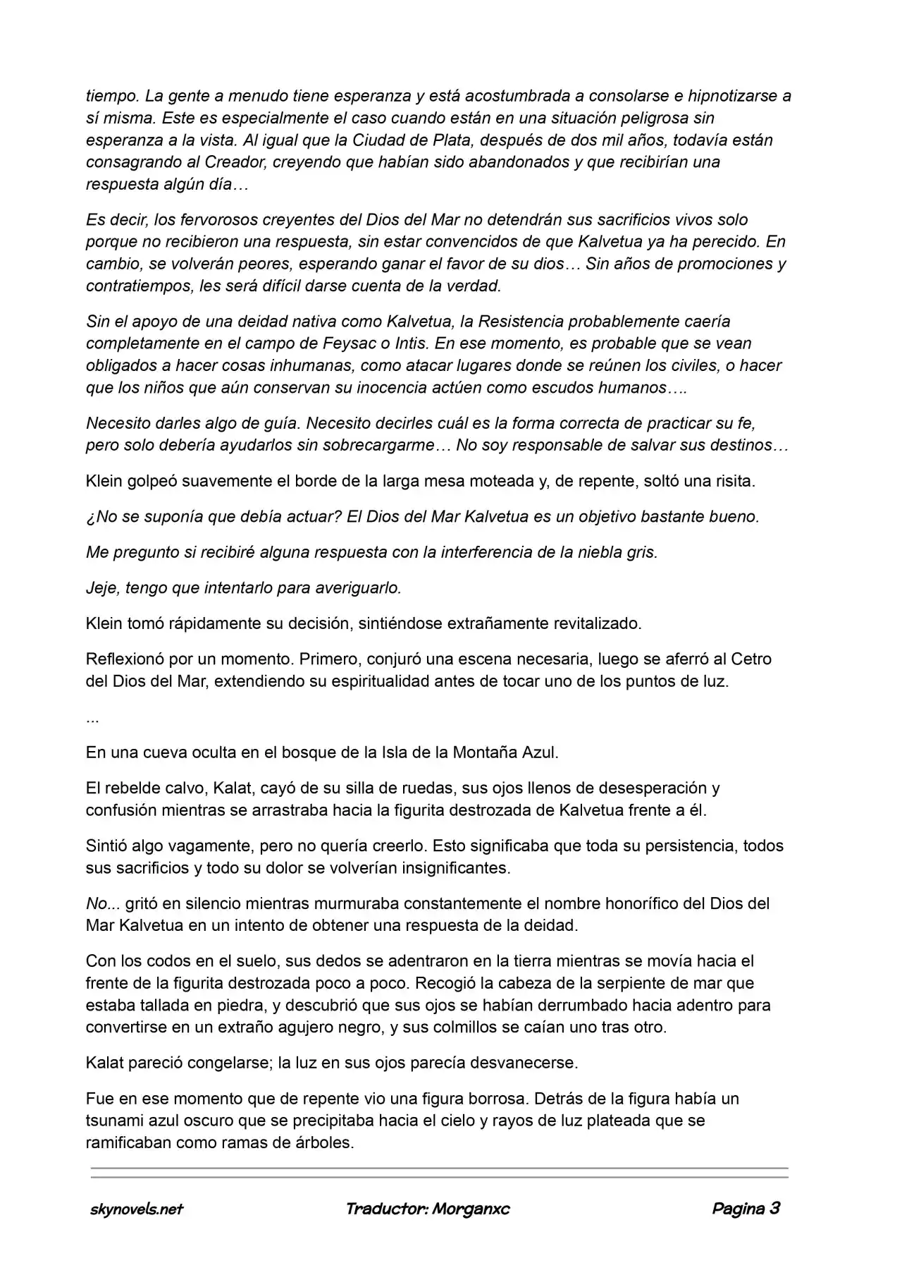 Lord Of The Mysteries (Novela) - Capítulo 550 - Página 3 - LectorTMOo
