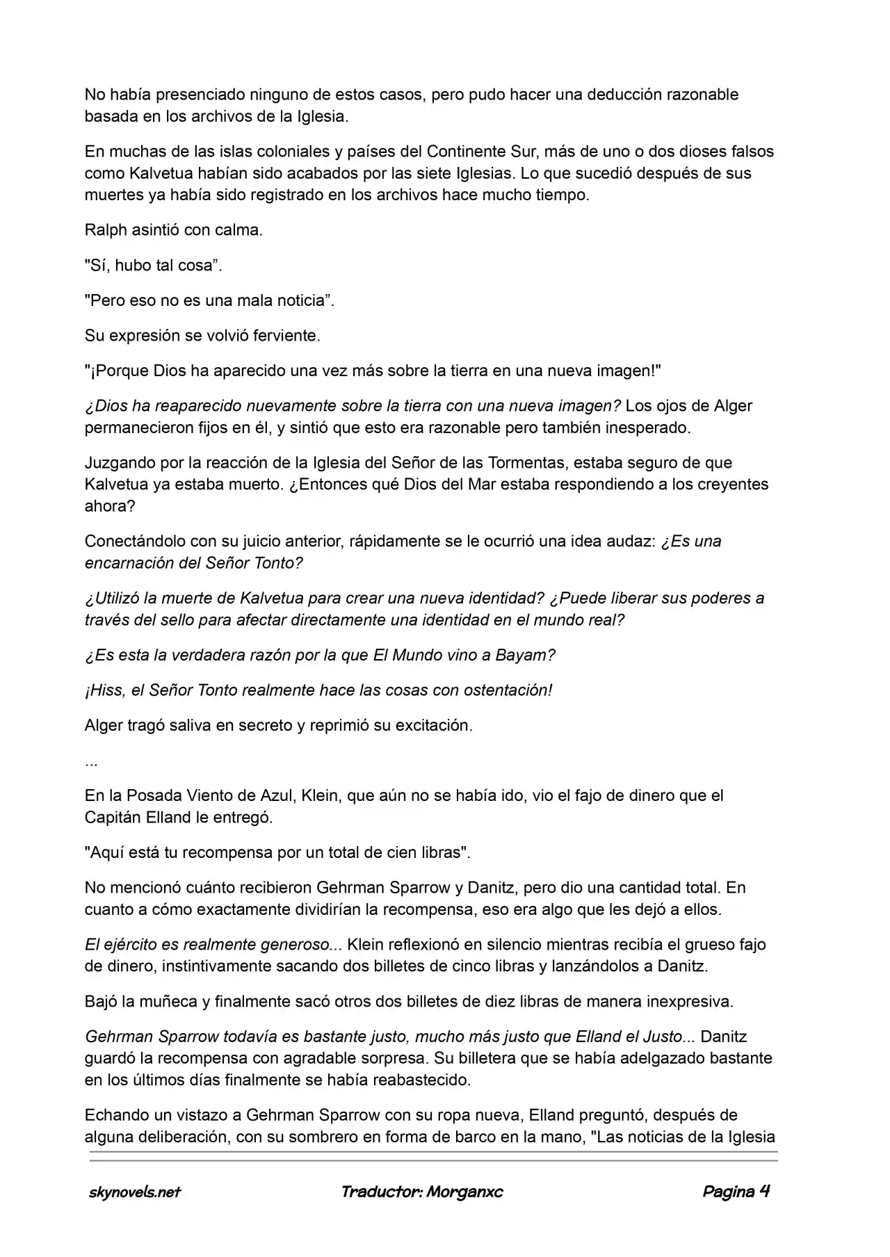 Lord Of The Mysteries (Novela) - Capítulo 552 - Página 4 - LectorTMOo
