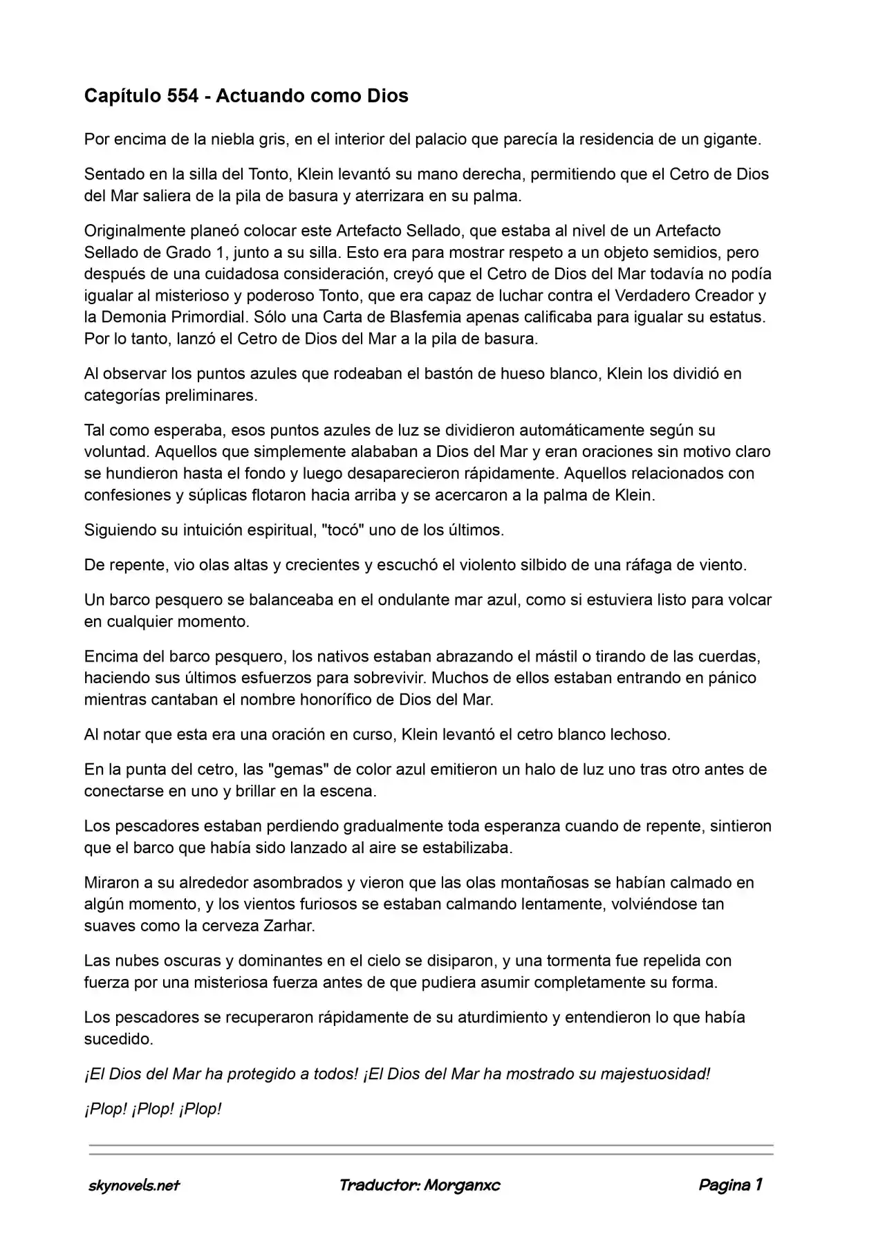 Lord Of The Mysteries (Novela) - Capítulo 554 - Página 1 - LectorTMOo