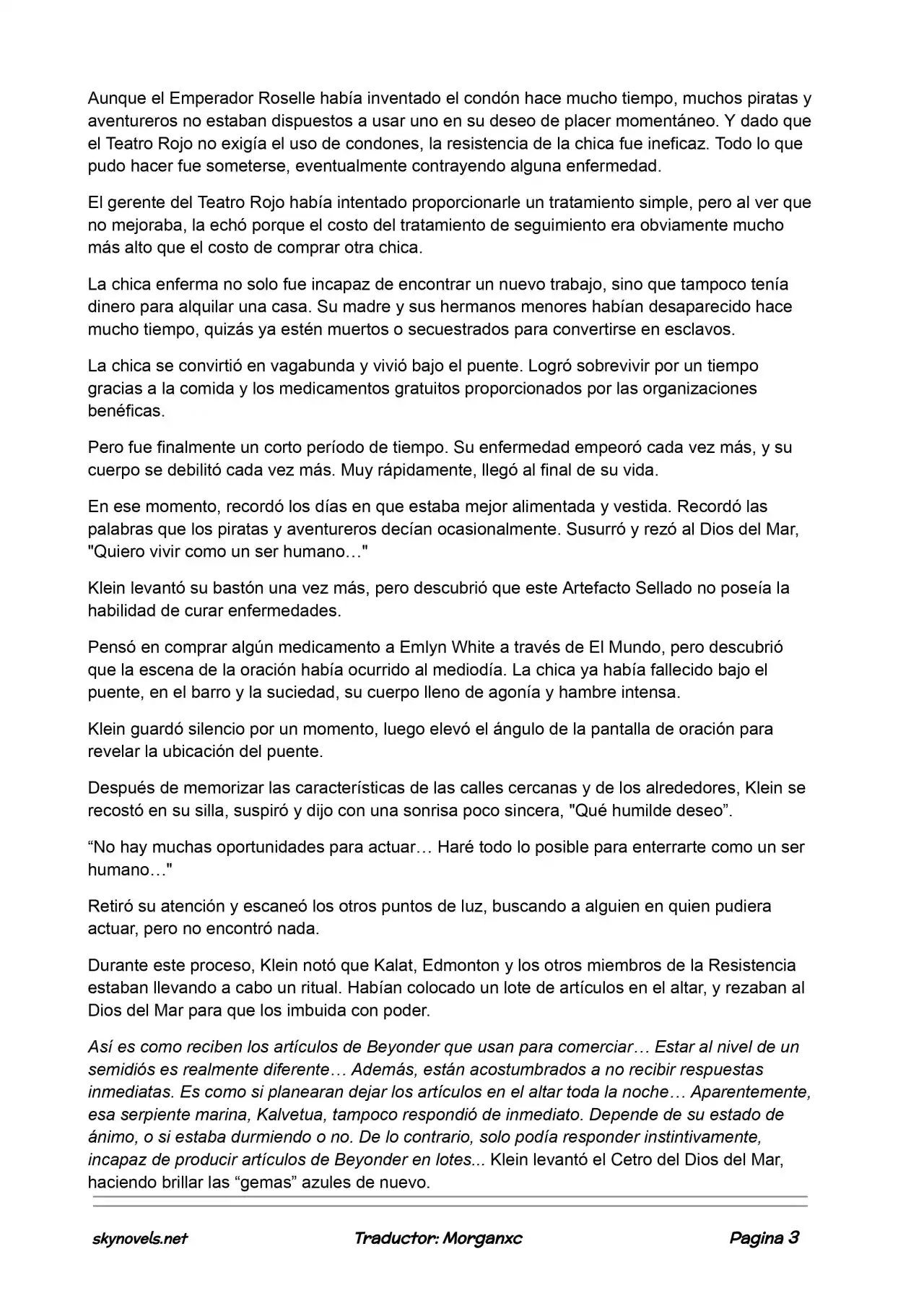Lord Of The Mysteries (Novela) - Capítulo 554 - Página 3 - LectorTMOo
