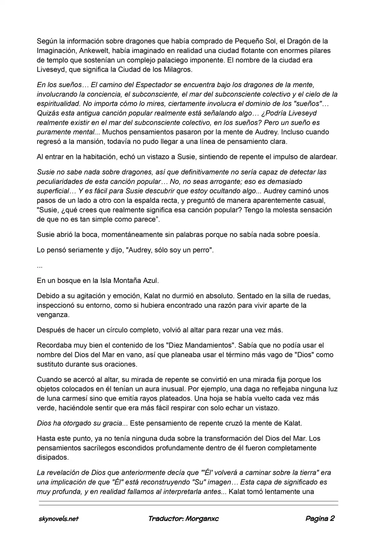 Lord Of The Mysteries (Novela) - Capítulo 555 - Página 2 - LectorTMOo