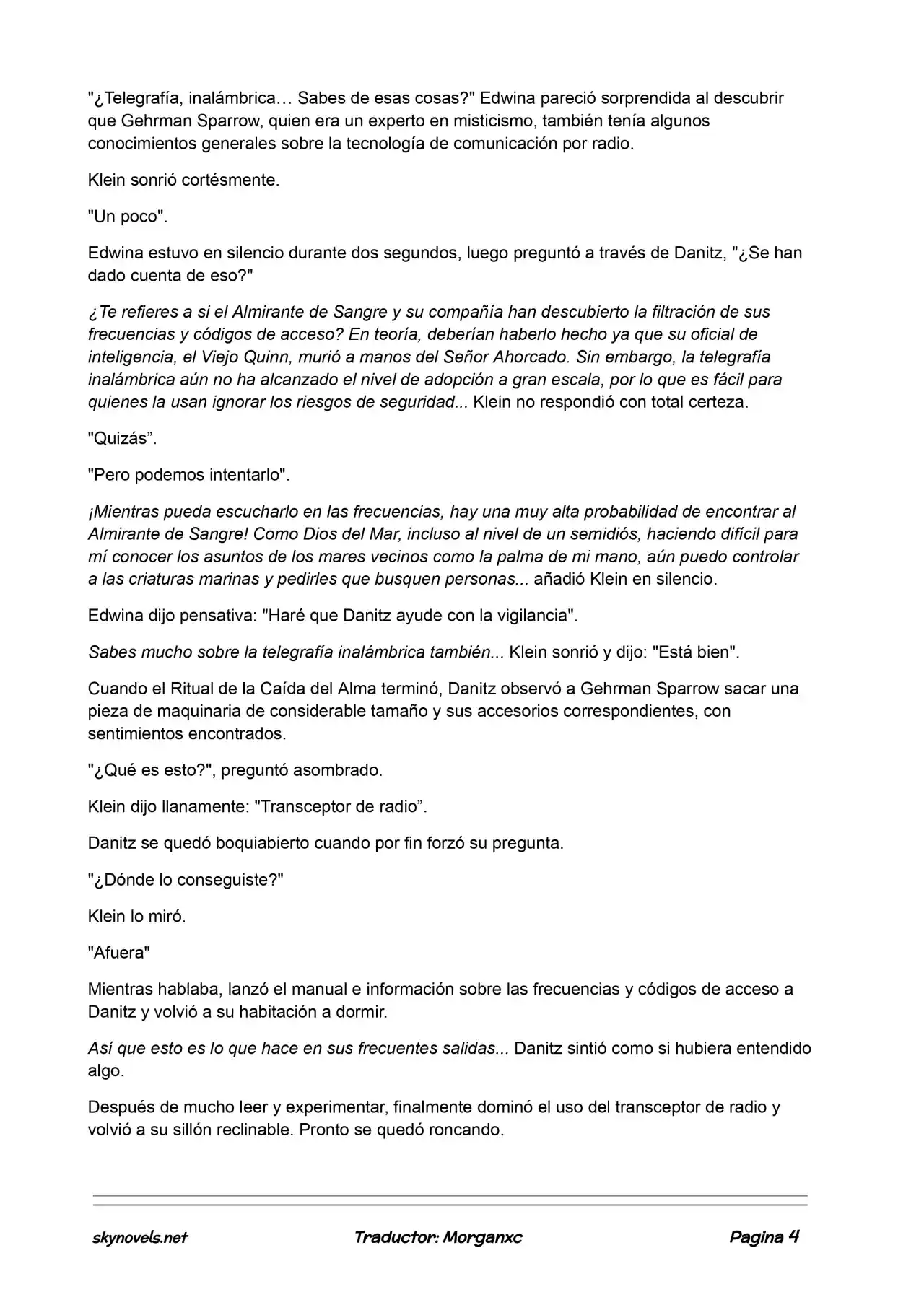 Lord Of The Mysteries (Novela) - Capítulo 555 - Página 4 - LectorTMOo