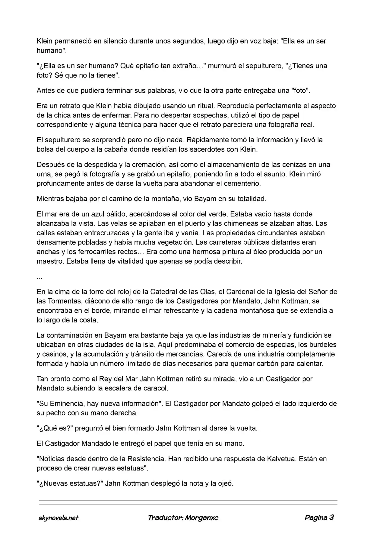 Lord Of The Mysteries (Novela) - Capítulo 558 - Página 3 - LectorTMOo