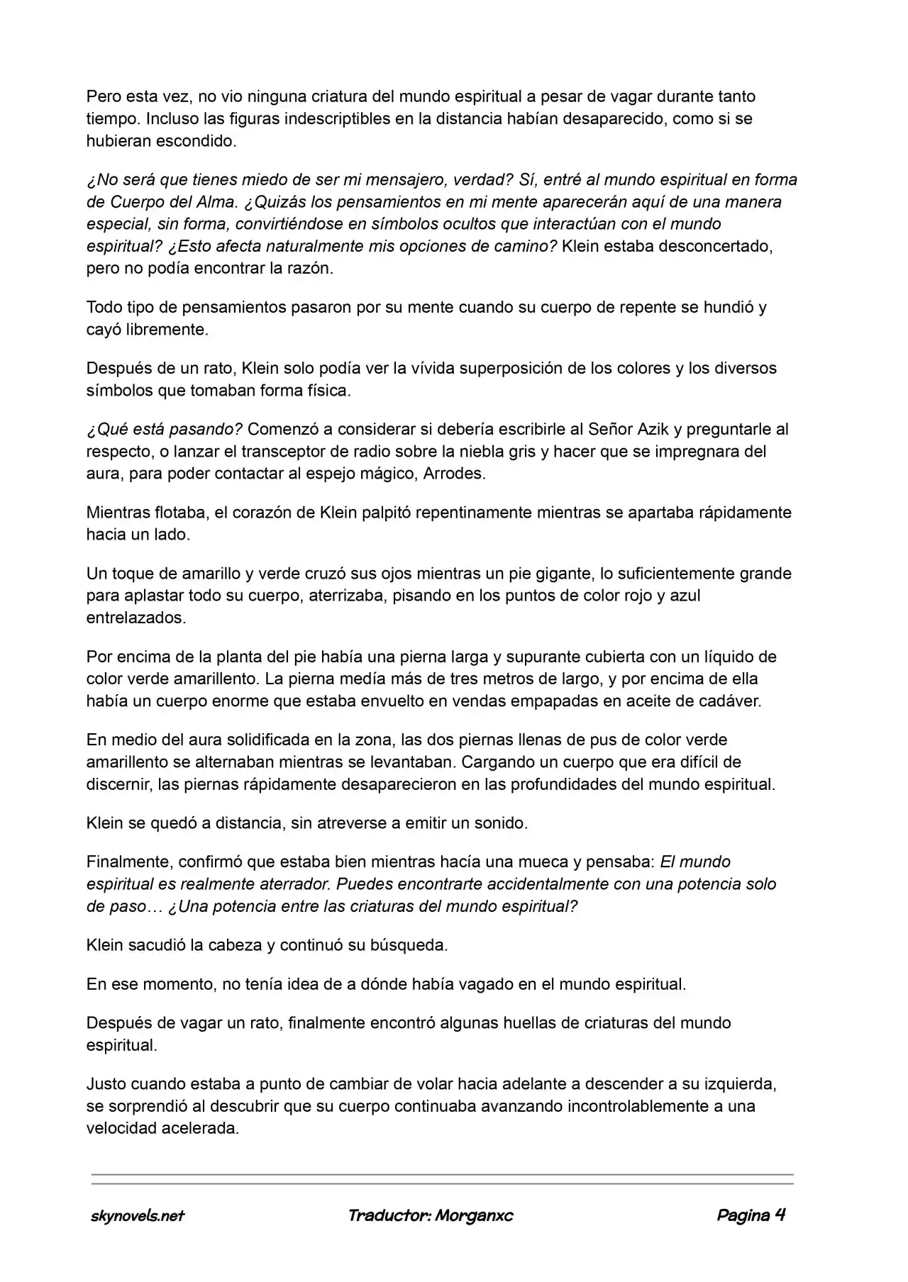 Lord Of The Mysteries (Novela) - Capítulo 559 - Página 4 - LectorTMOo