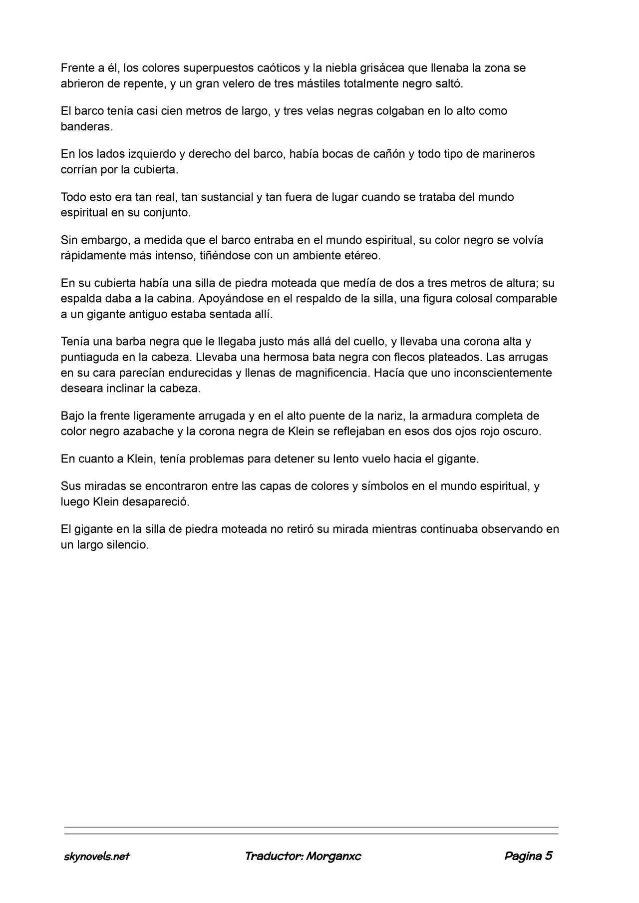 Lord Of The Mysteries (Novela) - Capítulo 559 - Página 5 - LectorTMOo