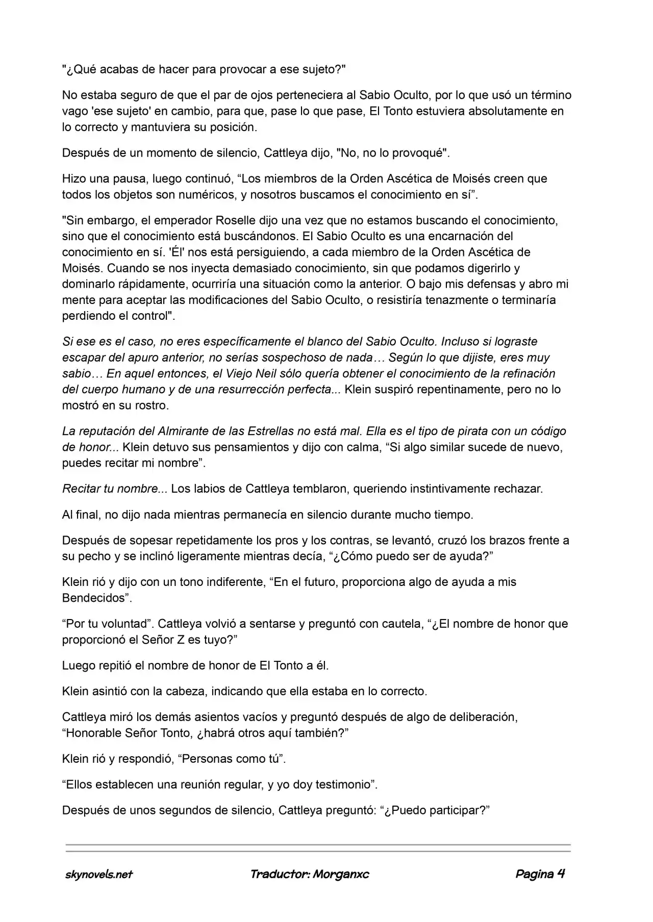 Lord Of The Mysteries (Novela) - Capítulo 564 - Página 4 - LectorTMOo