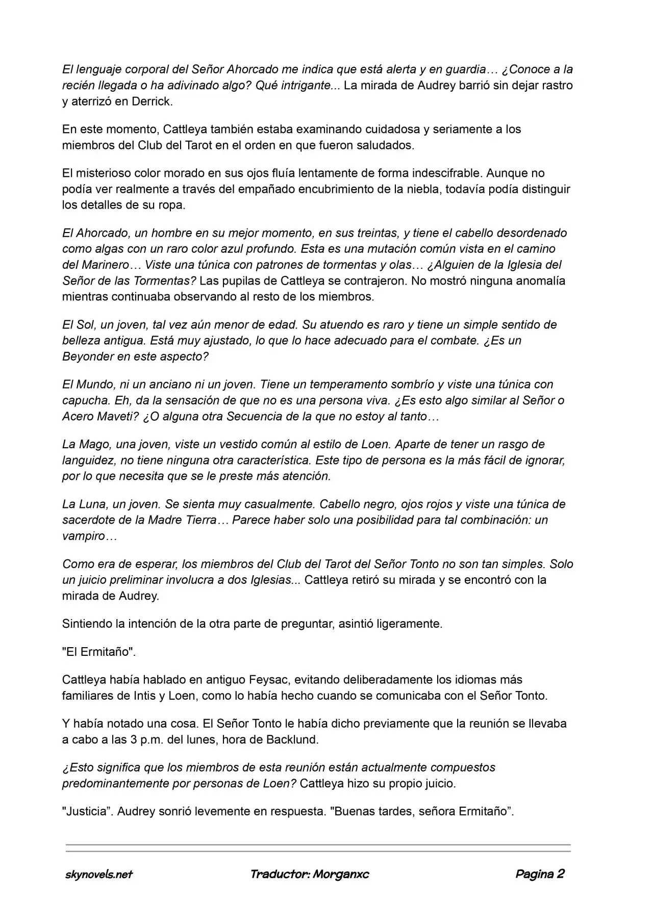 Lord Of The Mysteries (Novela) - Capítulo 566 - Página 2 - LectorTMOo