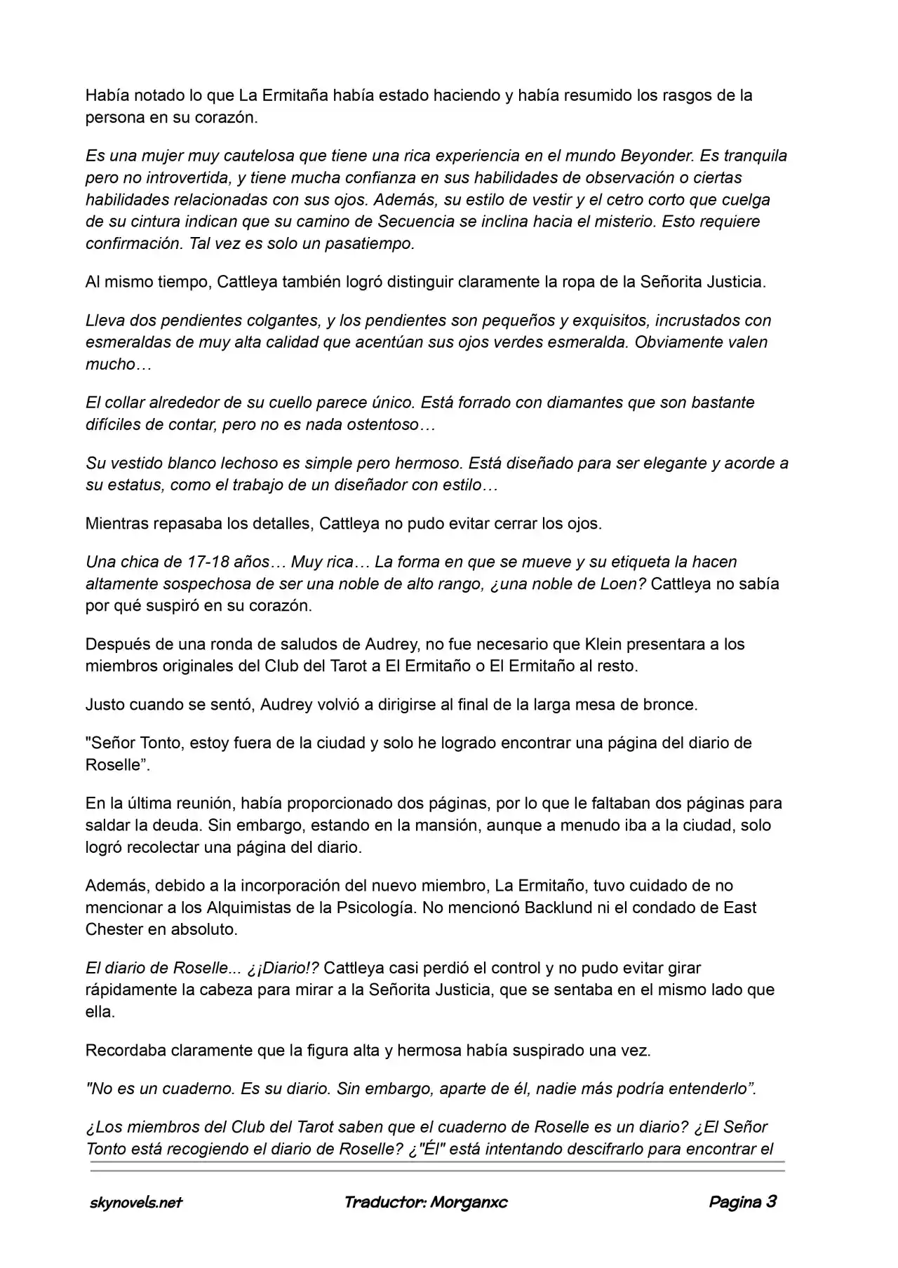 Lord Of The Mysteries (Novela) - Capítulo 566 - Página 3 - LectorTMOo