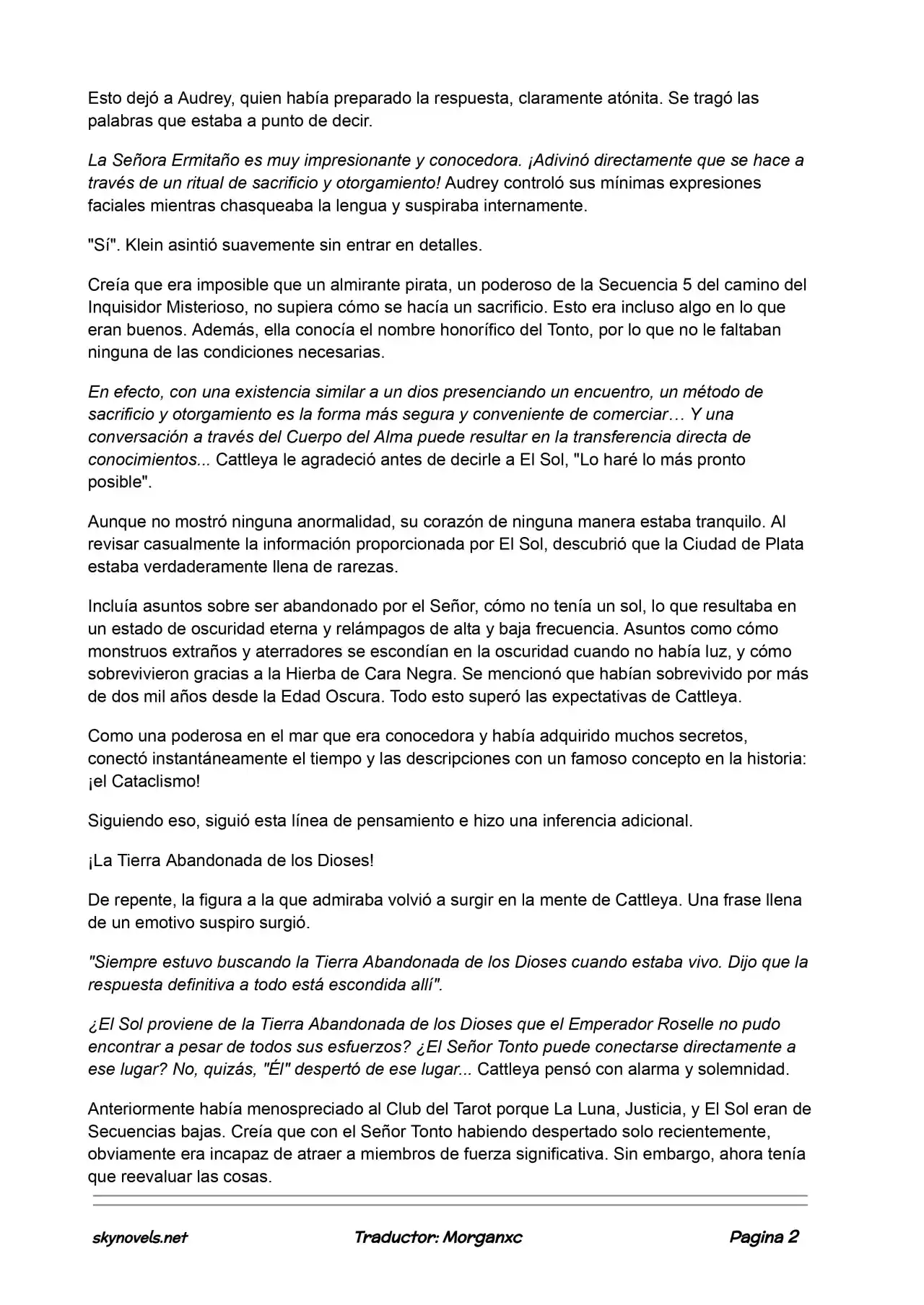 Lord Of The Mysteries (Novela) - Capítulo 569 - Página 2 - LectorTMOo