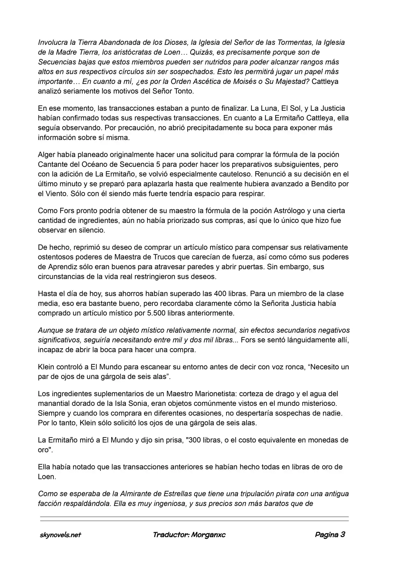 Lord Of The Mysteries (Novela) - Capítulo 569 - Página 3 - LectorTMOo
