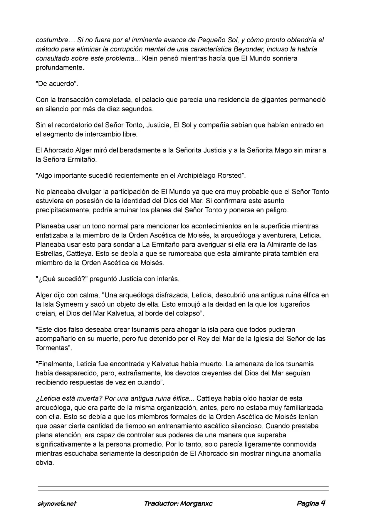 Lord Of The Mysteries (Novela) - Capítulo 569 - Página 4 - LectorTMOo