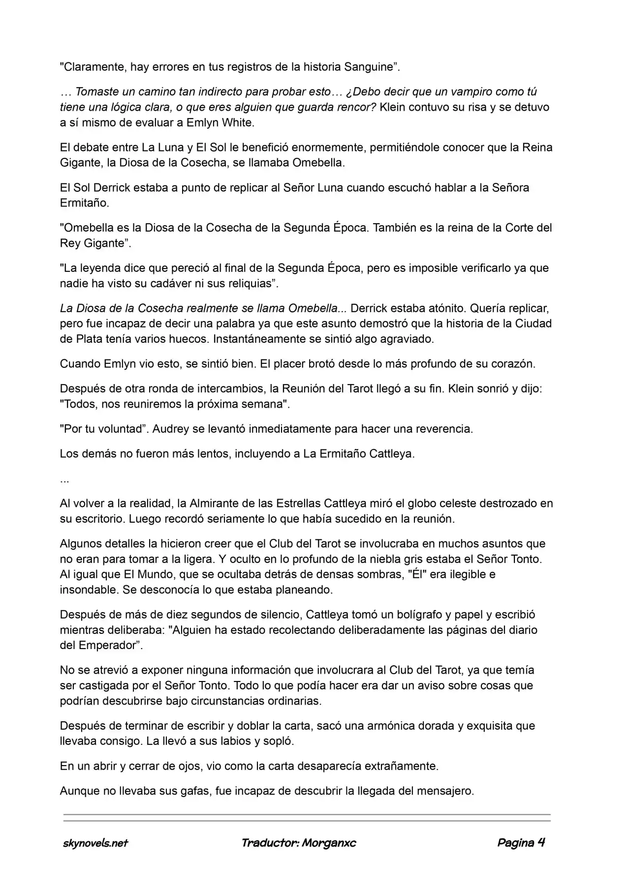 Lord Of The Mysteries (Novela) - Capítulo 571 - Página 4 - LectorTMOo