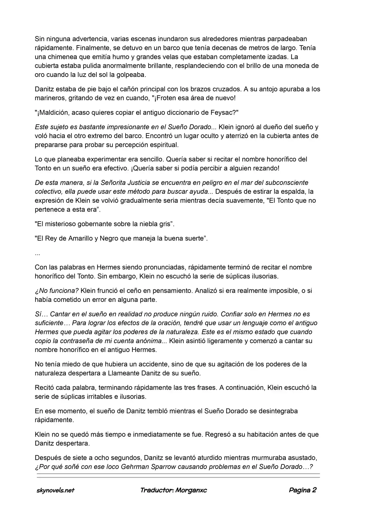 Lord Of The Mysteries (Novela) - Capítulo 572 - Página 2 - LectorTMOo