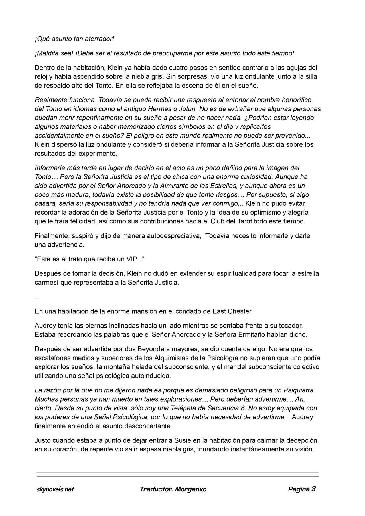 Lord Of The Mysteries (Novela) - Capítulo 572 - Página 3 - LectorTMOo