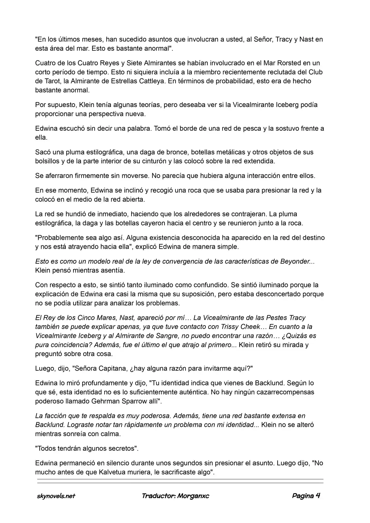 Lord Of The Mysteries (Novela) - Capítulo 575 - Página 4 - LectorTMOo