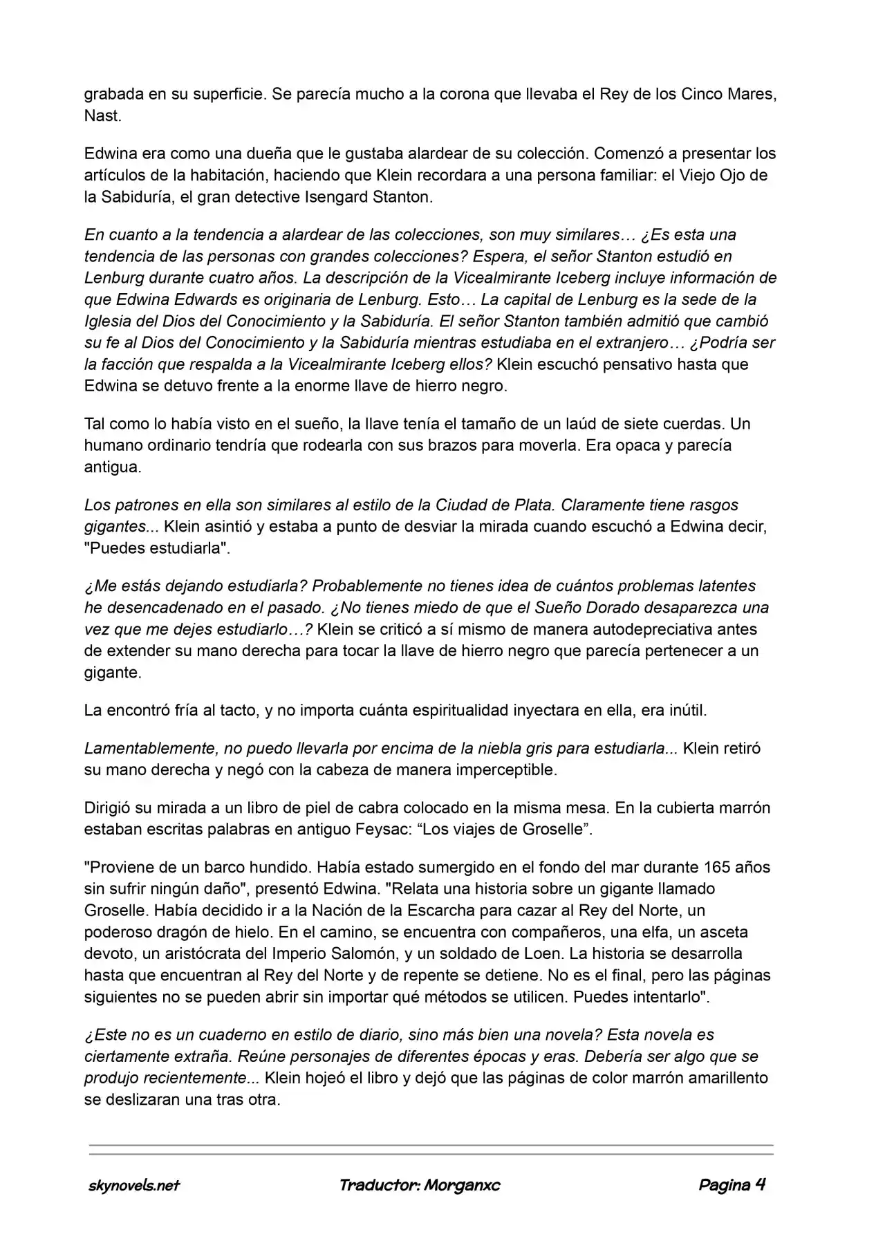 Lord Of The Mysteries (Novela) - Capítulo 576 - Página 4 - LectorTMOo
