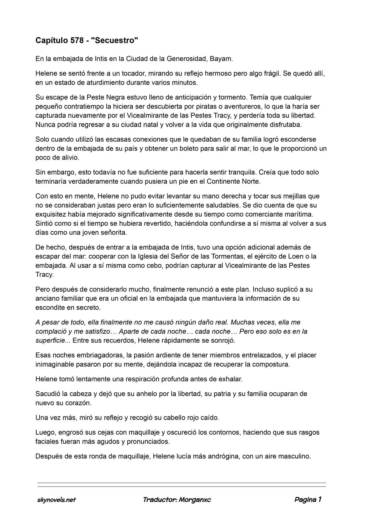Lord Of The Mysteries (Novela) - Capítulo 578 - Página 1 - LectorTMOo
