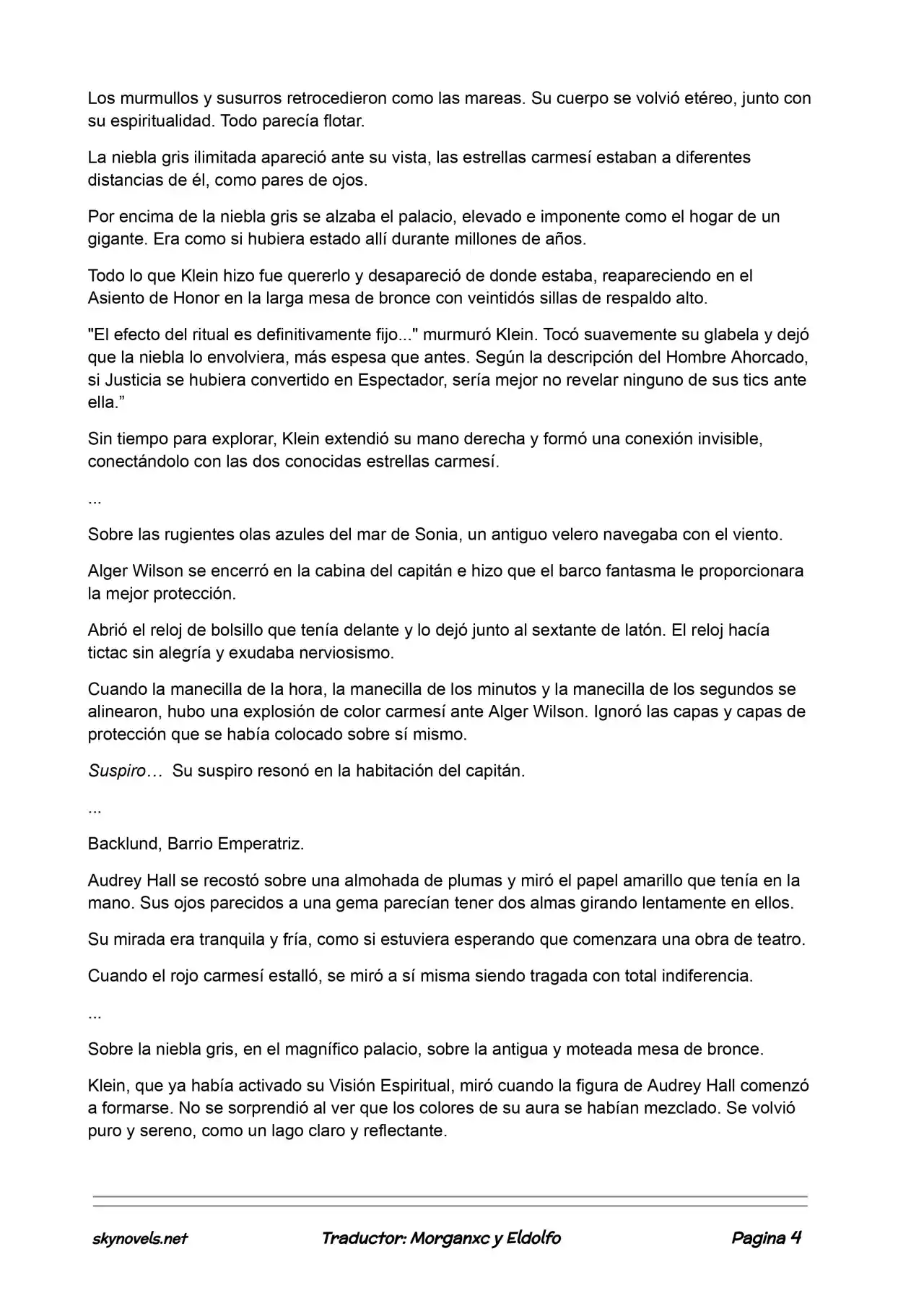 Lord Of The Mysteries (Novela) - Capítulo 58 - Página 4 - LectorTMOo