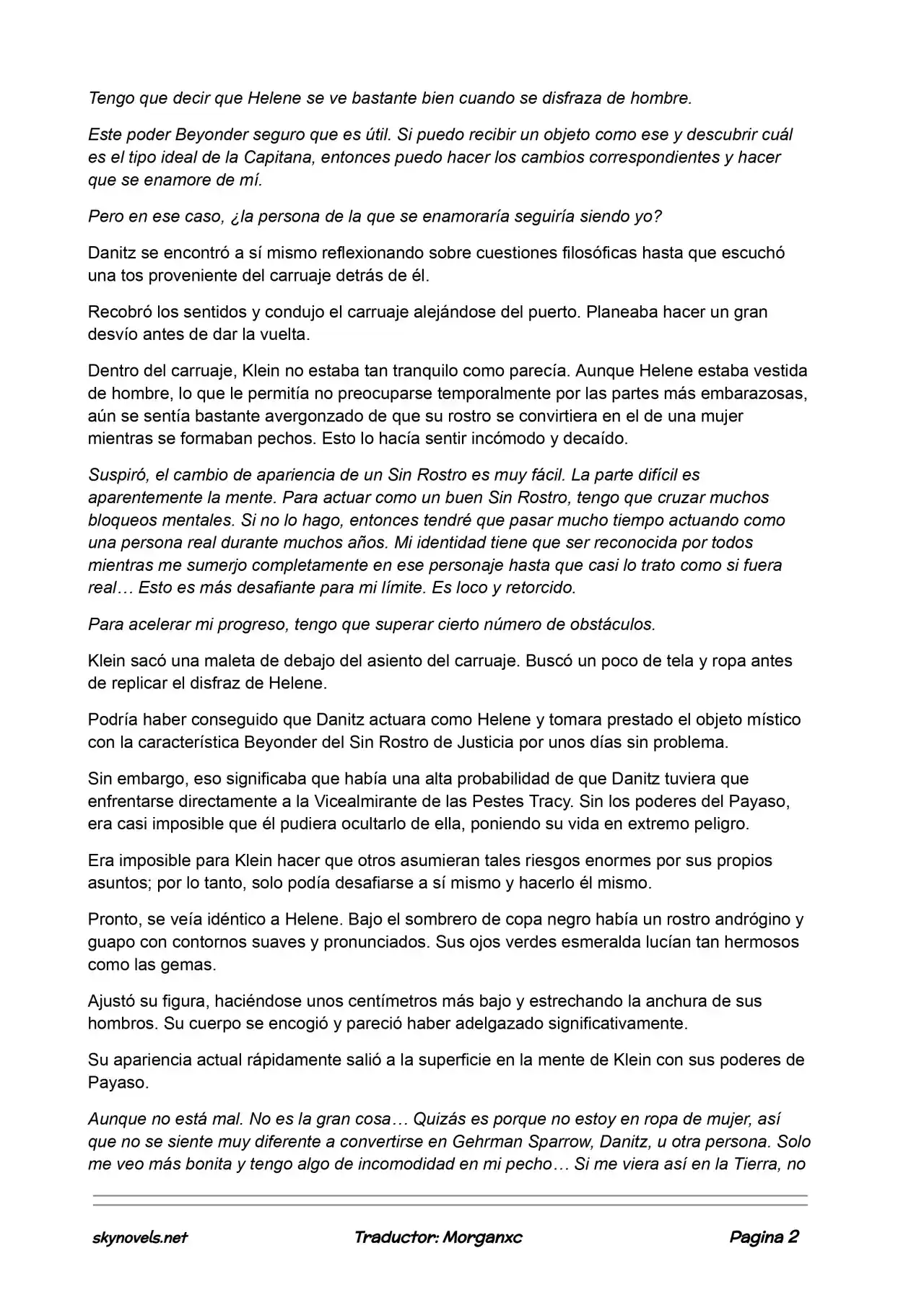 Lord Of The Mysteries (Novela) - Capítulo 580 - Página 2 - LectorTMOo