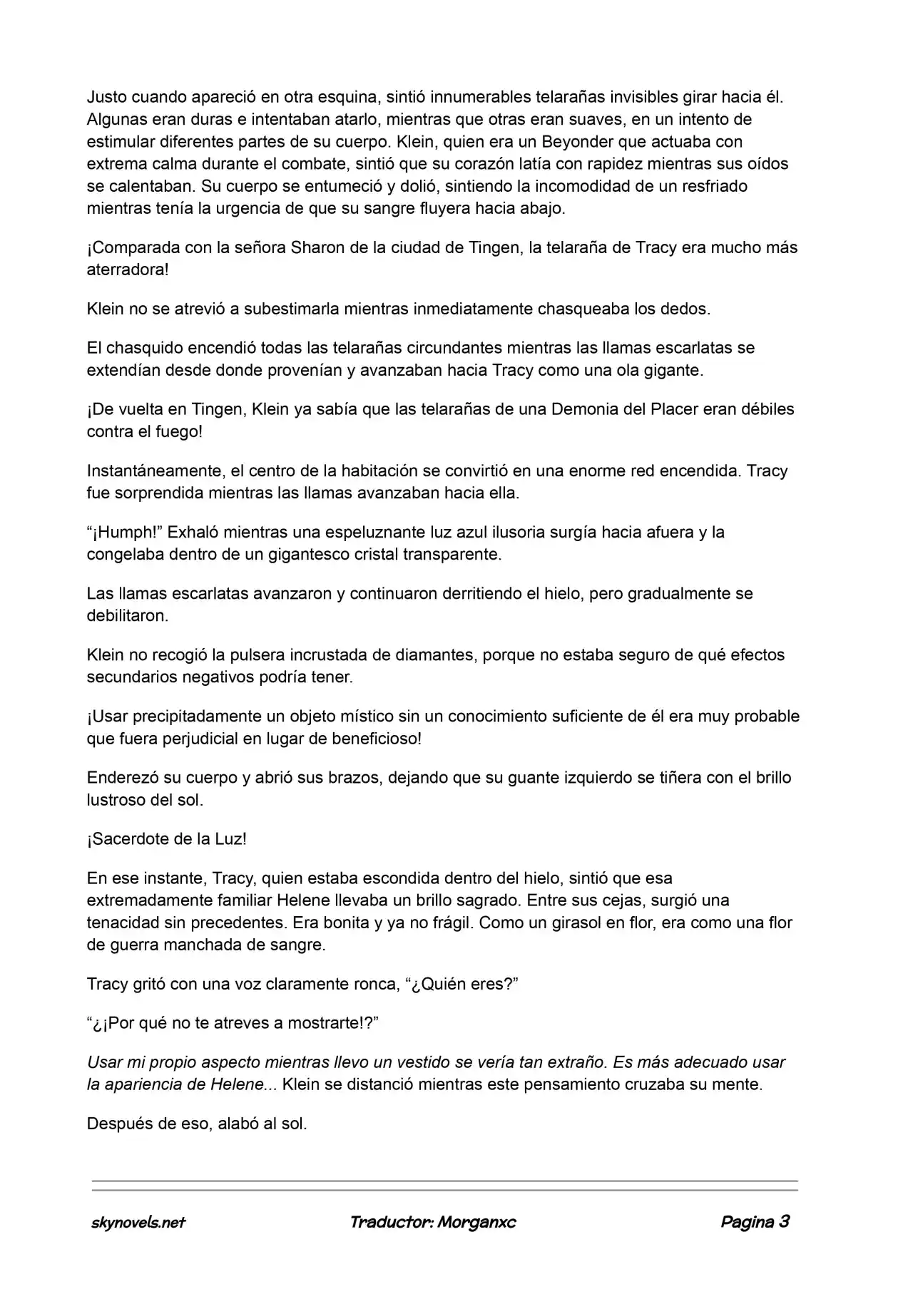 Lord Of The Mysteries (Novela) - Capítulo 582 - Página 3 - LectorTMOo